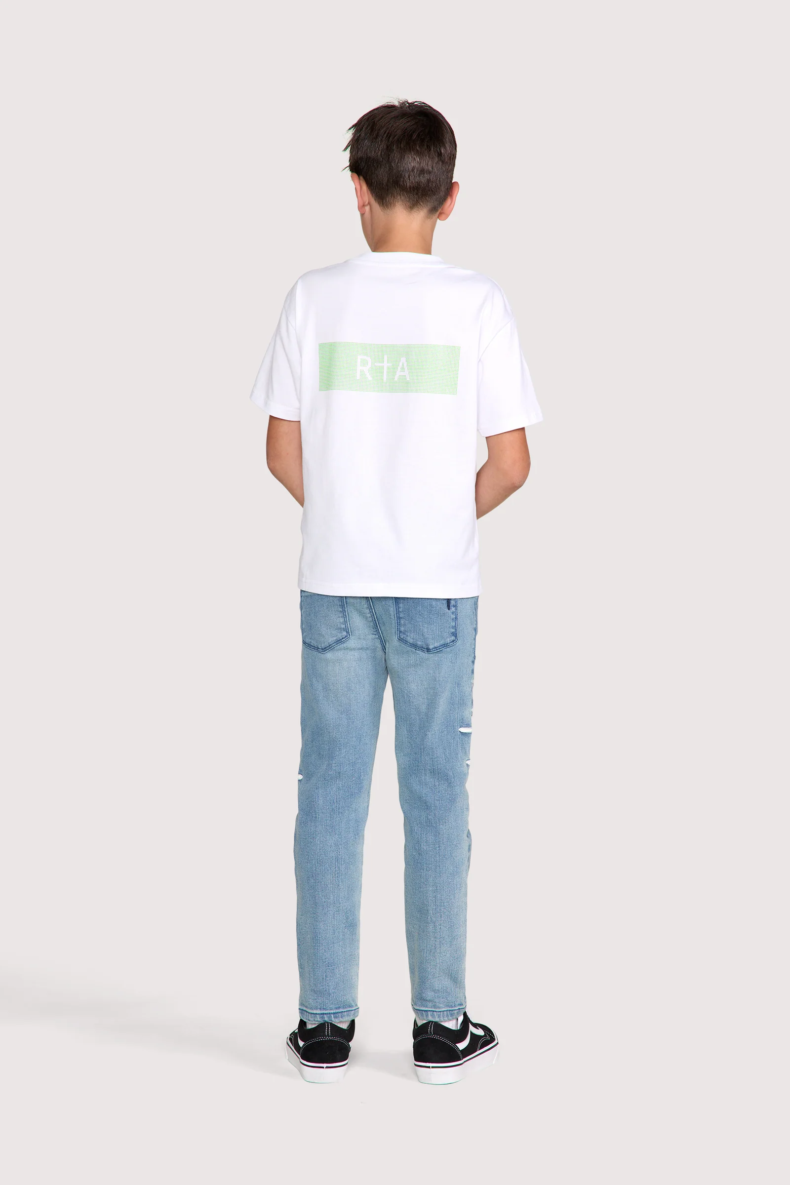 KIDS BENSON SKINNY JEAN | COASTAL DRIFT CROSS PATCH - Image 4