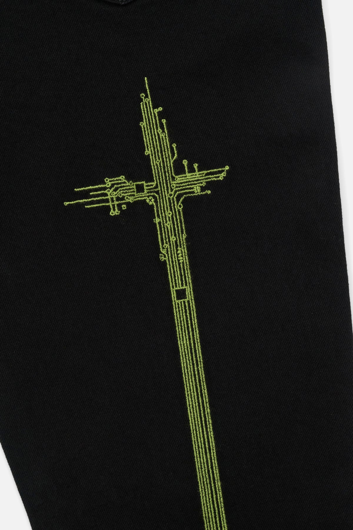 BRYANT SKINNY JEAN | BLACK GREEN DIGITAL CROSS - Image 5