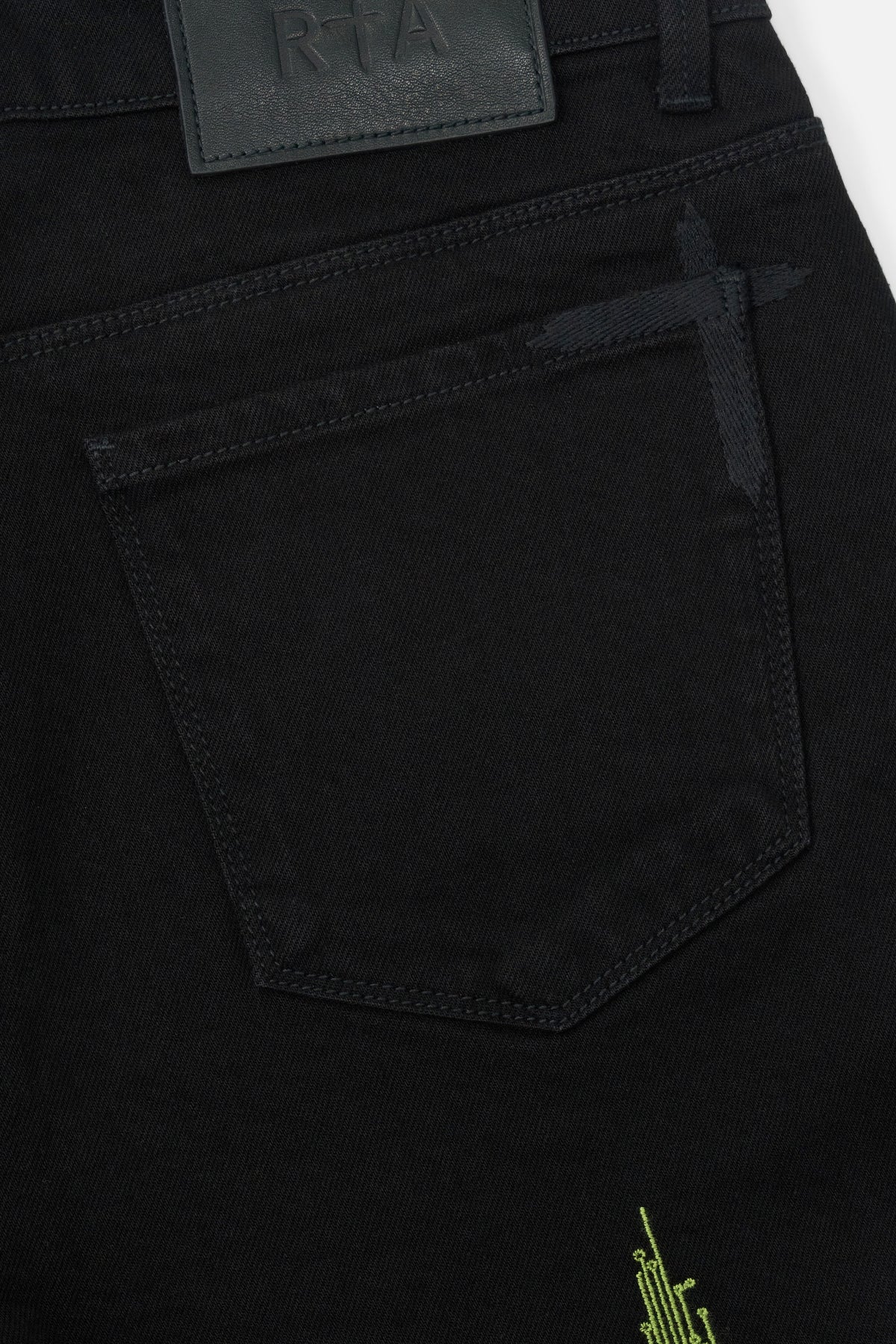 BRYANT SKINNY JEAN | BLACK GREEN DIGITAL CROSS - Image 6