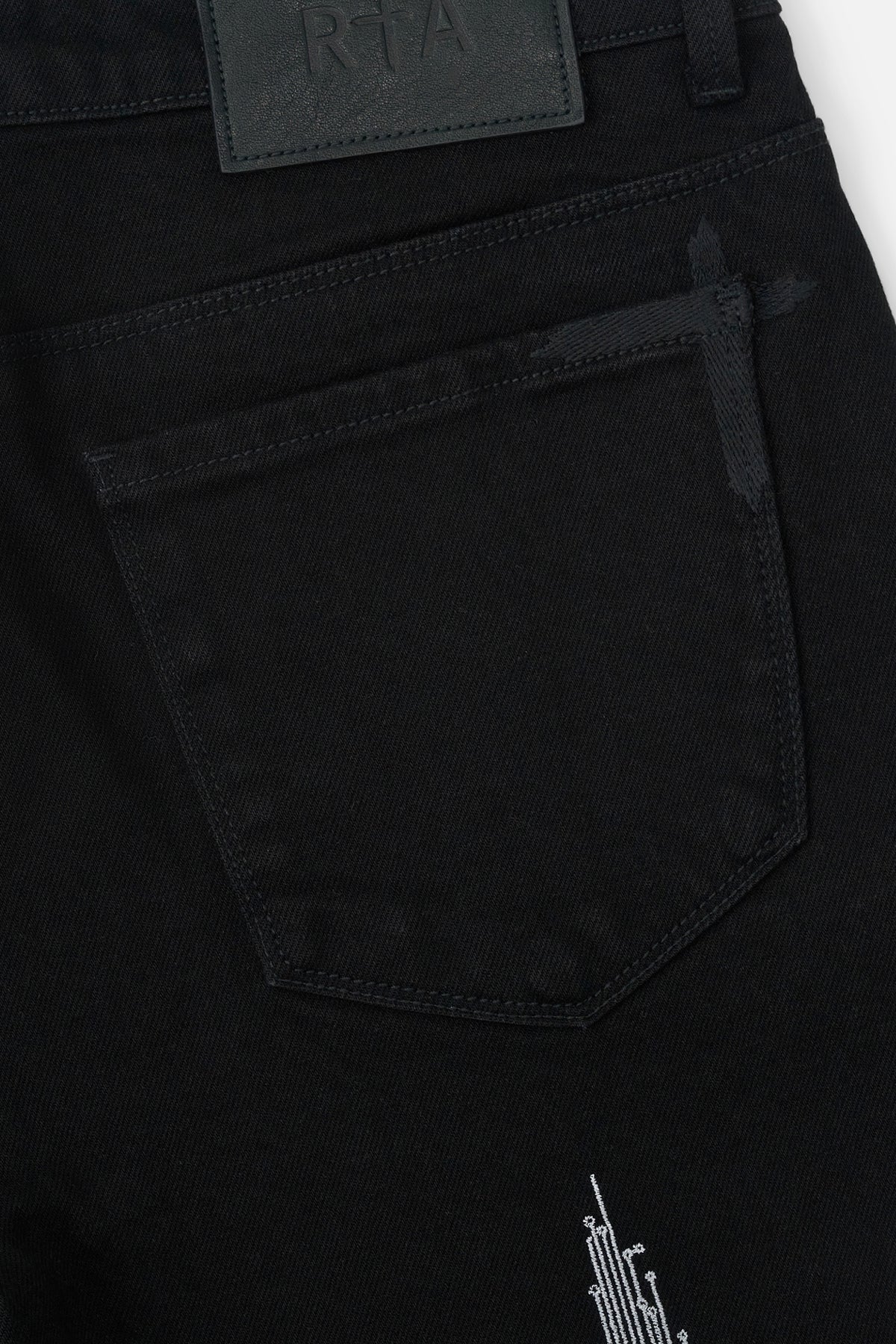 BRYANT SKINNY JEAN | BLACK HOLOGRAM DIGITAL CROSS - Image 6