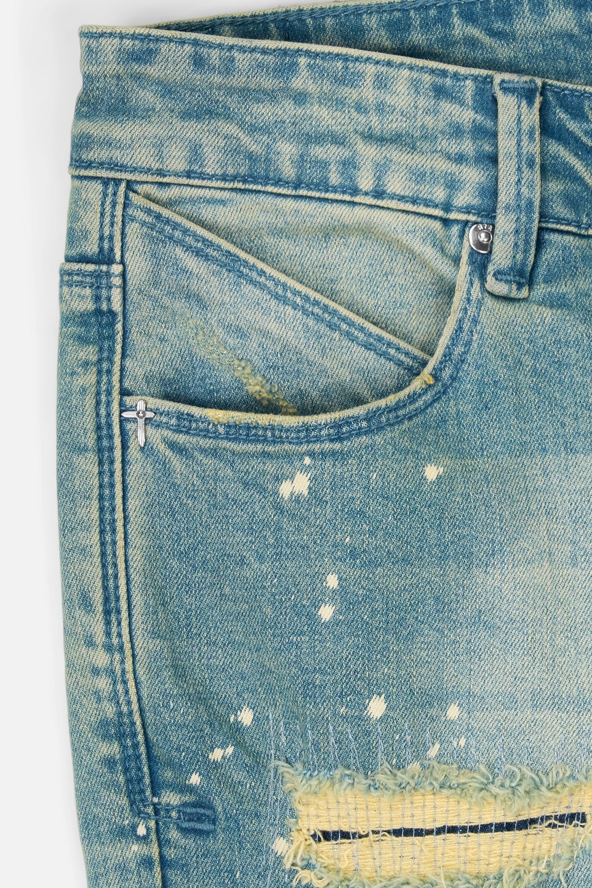 BRYANT SKINNY JEAN | BLUE KYANITE DISTRESSED - Image 3