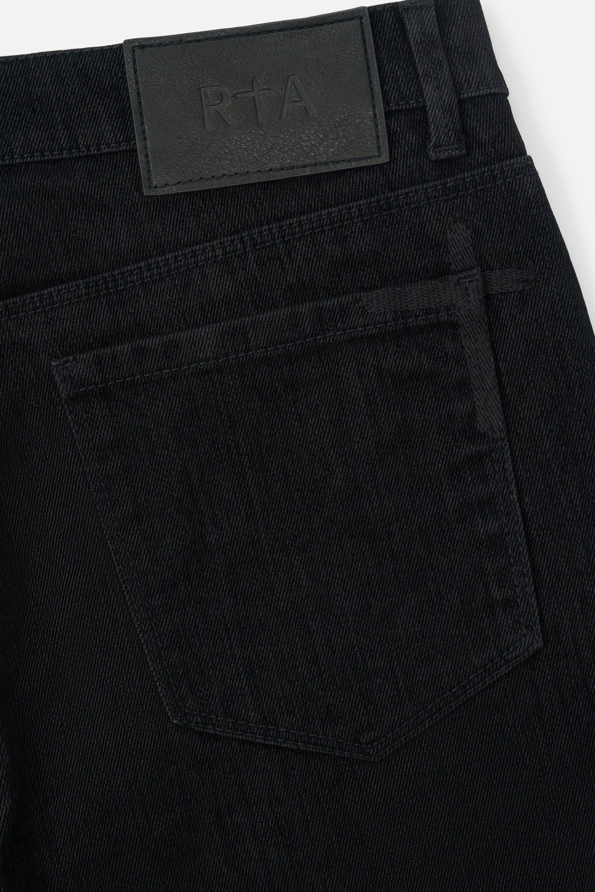 BRYANT SKINNY JEAN | FLOCKED BLACK - Image 4