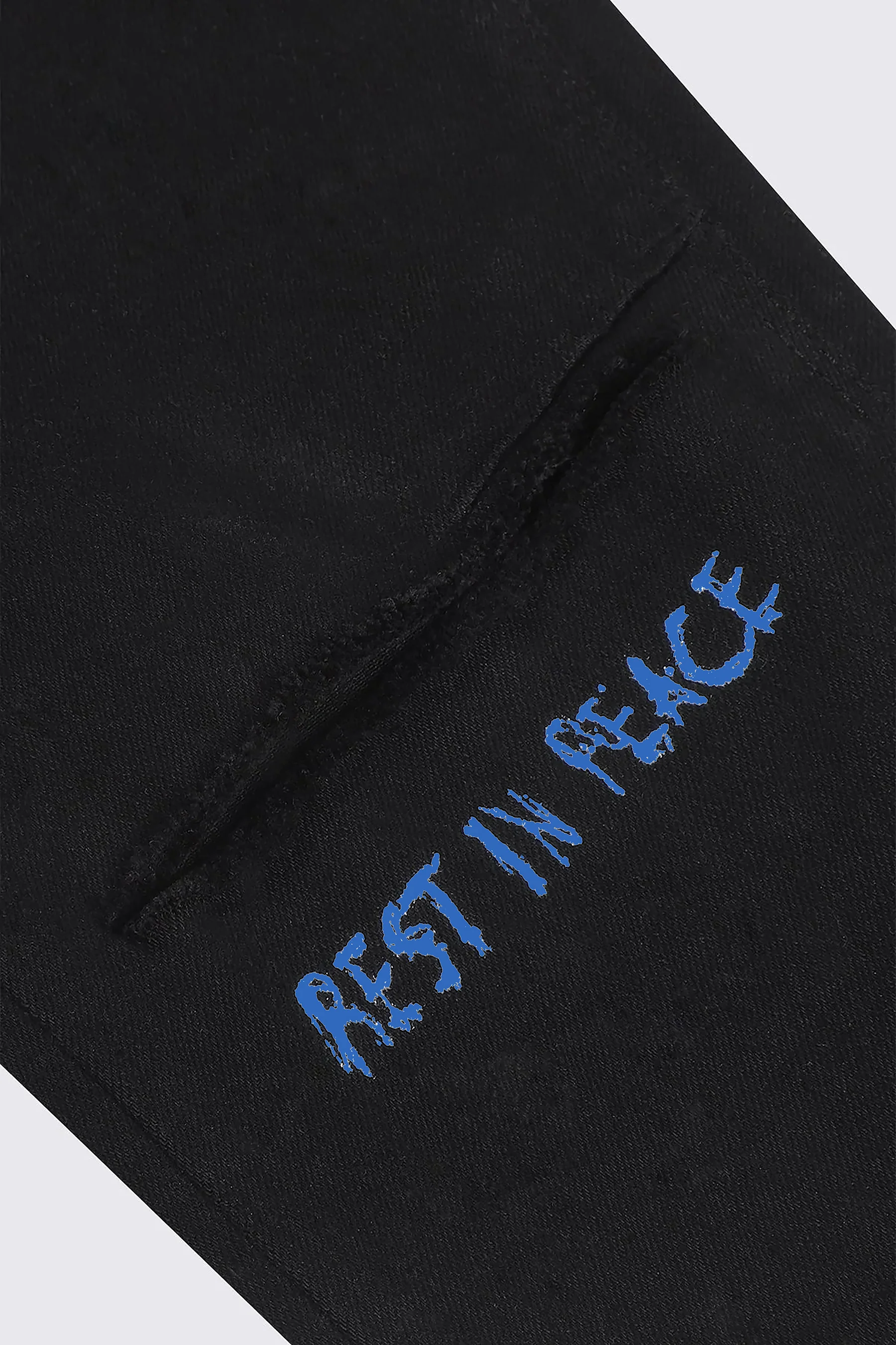 BRYANT SKINNY JEAN | BLACK BLUE REST IN PEACE - Image 3