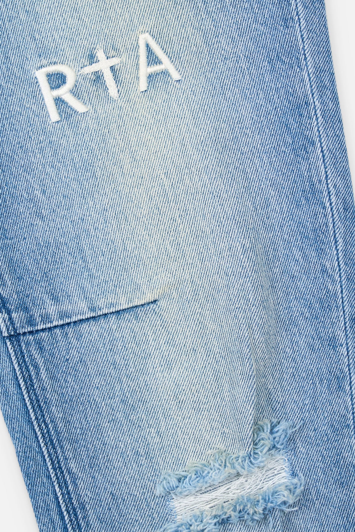 BRYANT RIPPED SKINNY JEAN | BLUE HAZE TRIPLE CROSS - Image 3