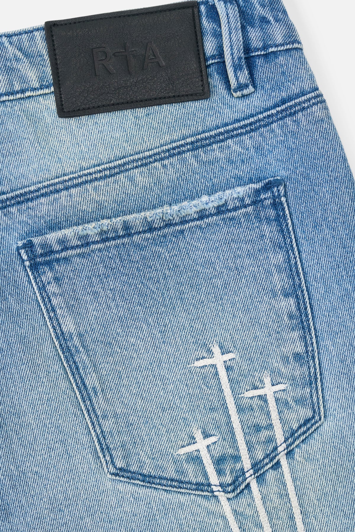 BRYANT RIPPED SKINNY JEAN | BLUE HAZE TRIPLE CROSS - Image 4
