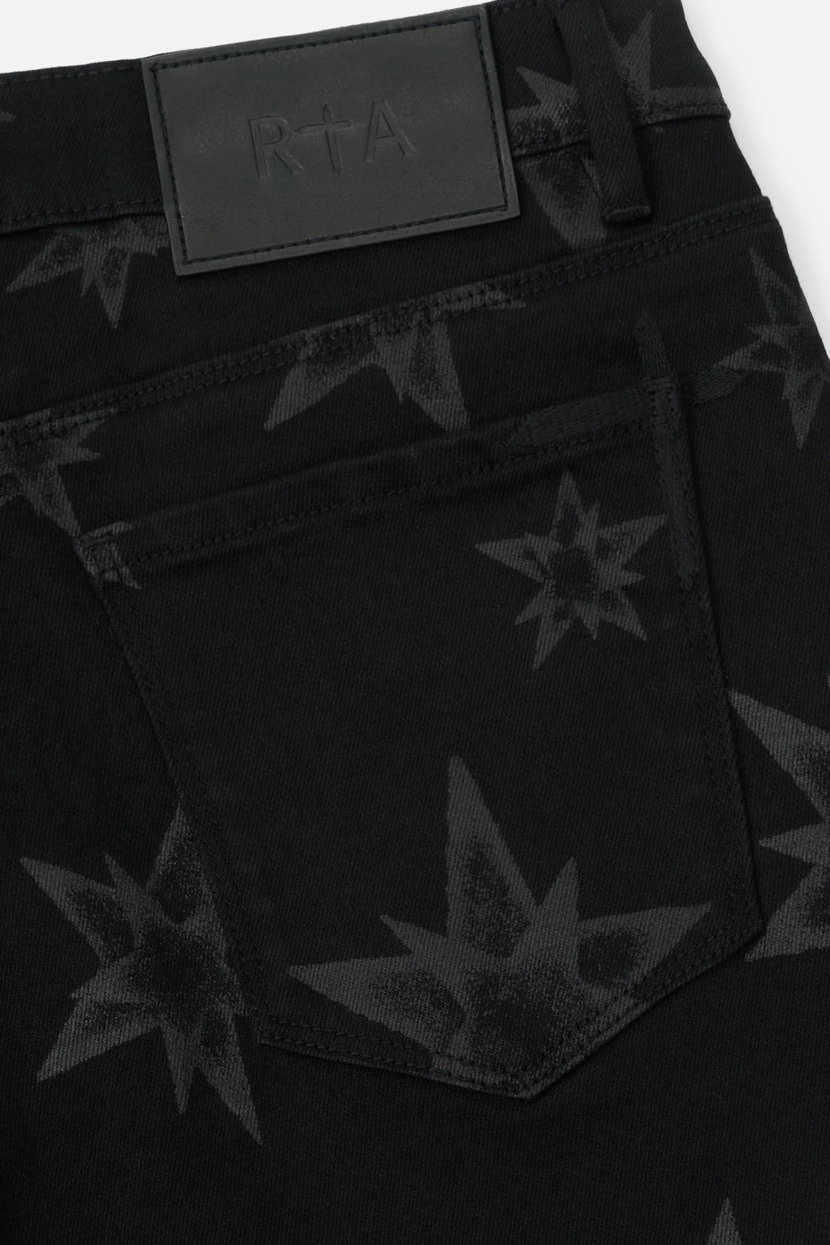 BRYANT SKINNY JEAN | BLACK ALL OVER STAR - Image 5