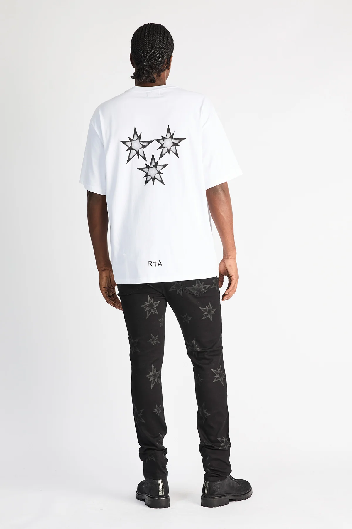 BRYANT SKINNY JEAN | BLACK ALL OVER STAR - Image 7