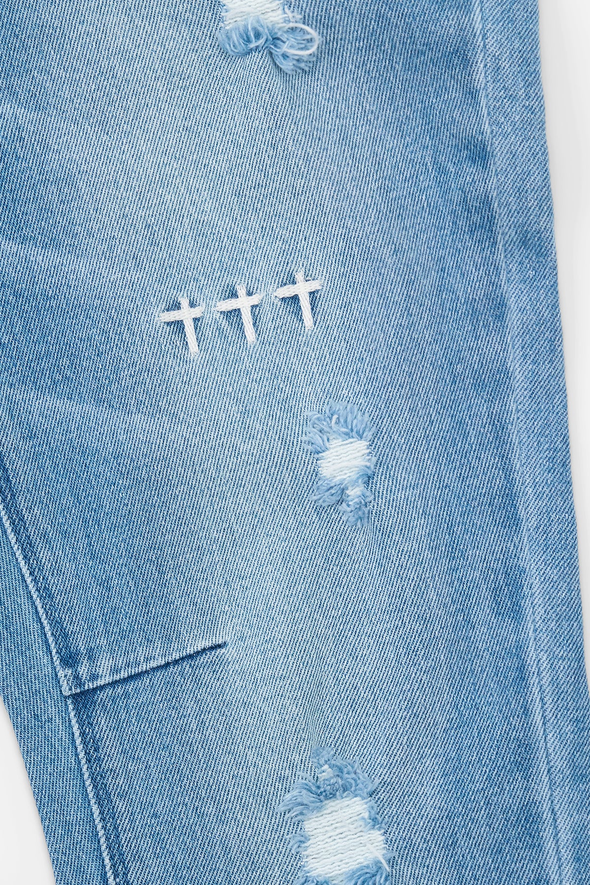 BRYANT SKINNY JEAN | GLACIER BLUE CROSS TRIAD - Image 5