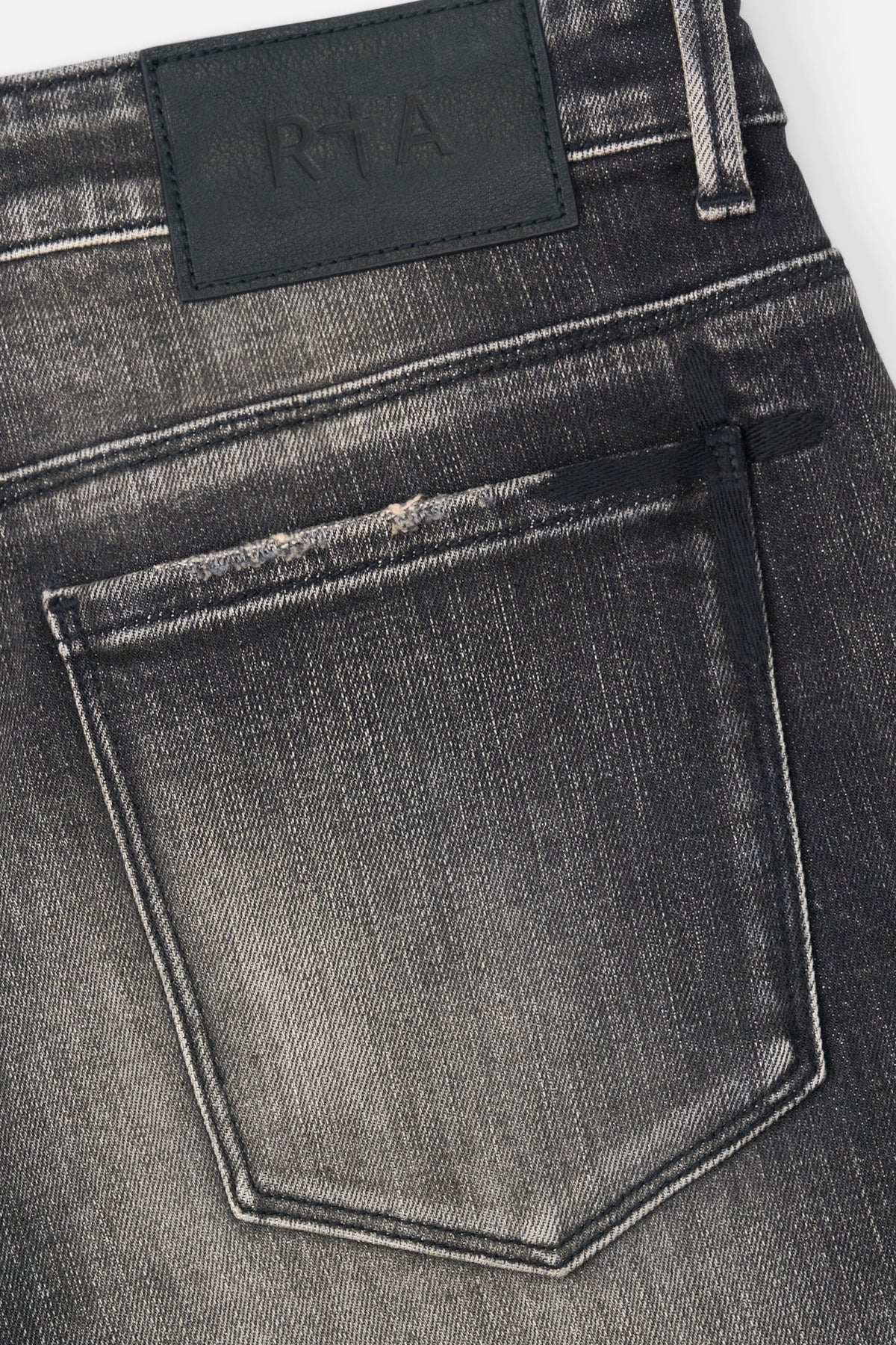 BRYANT SKINNY STUDDED JEAN | ASH STORM CROSS - Image 4