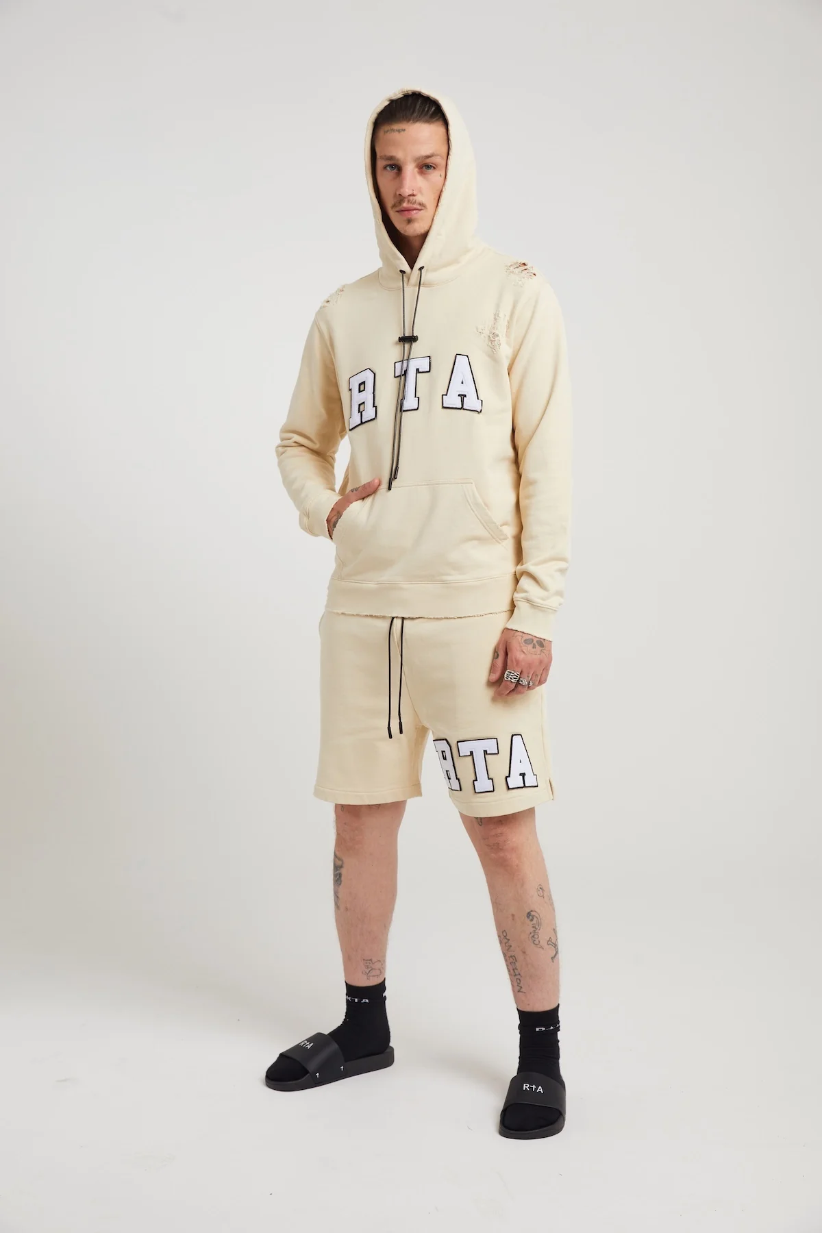 CLYDE SHORT | BEIGE COLLEGIATE - Image 4