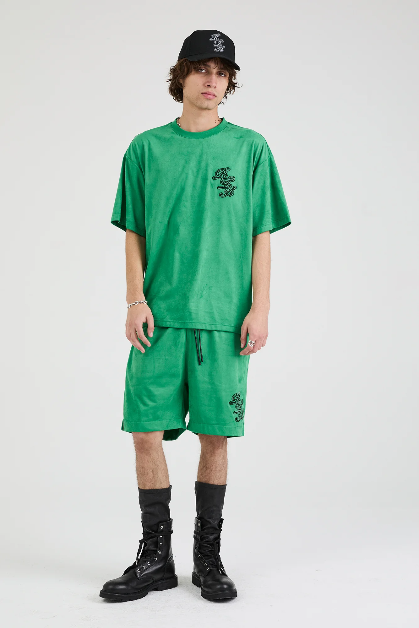 CLYDE SHORT | GREEN SCRIPT LOGO - Image 5