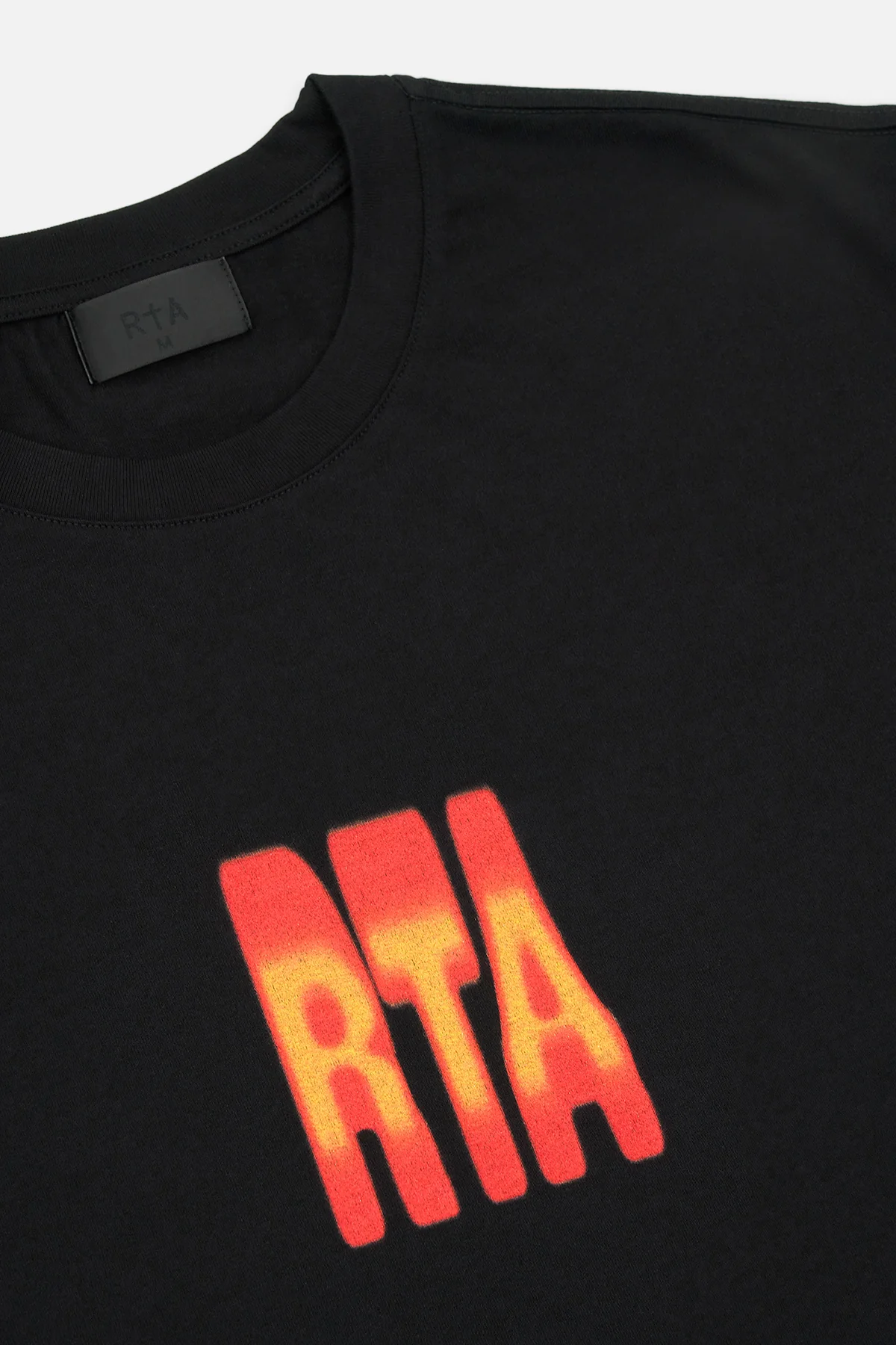 COLIN OVERSIZED SHORT SLEEVE TEE | BLACK PARADISE FLAME - Image 4