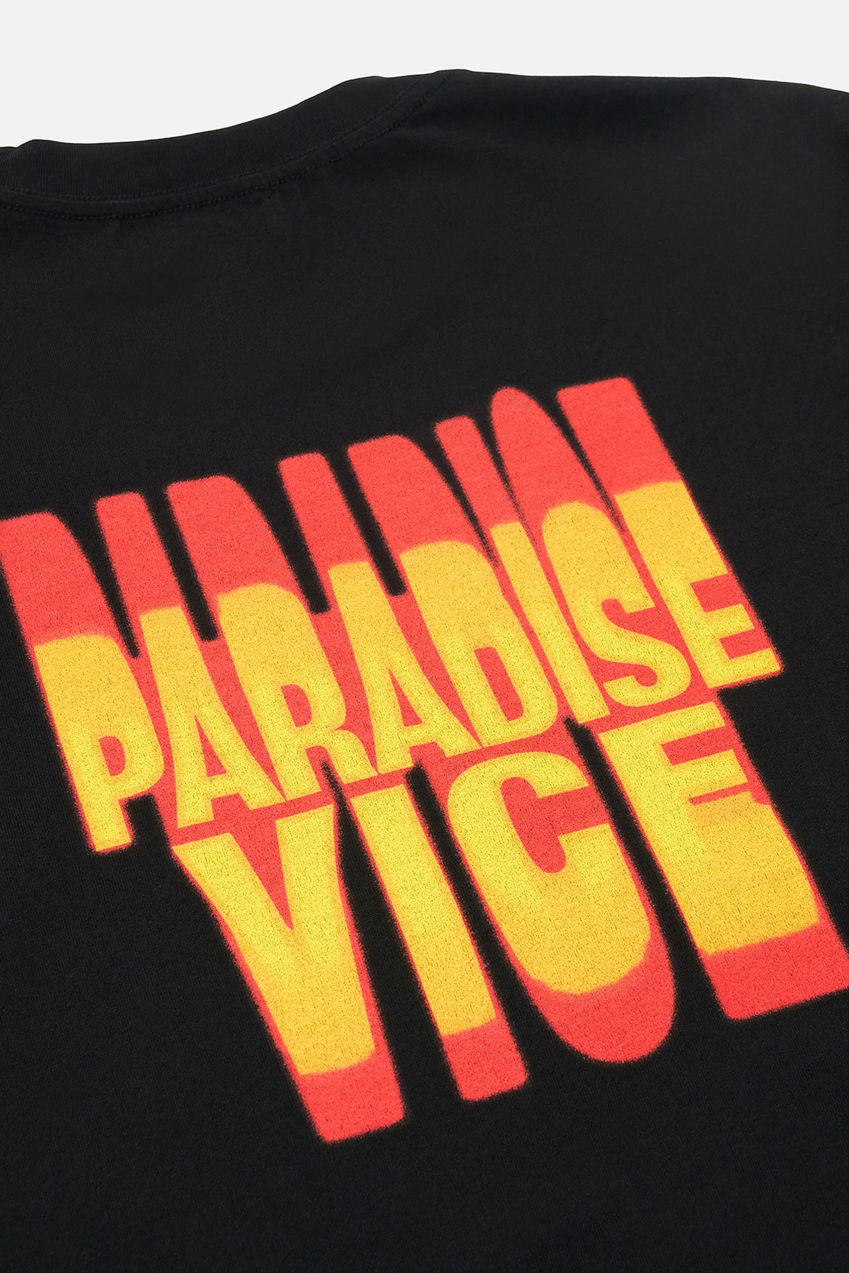 COLIN OVERSIZED SHORT SLEEVE TEE | BLACK PARADISE FLAME - Image 5