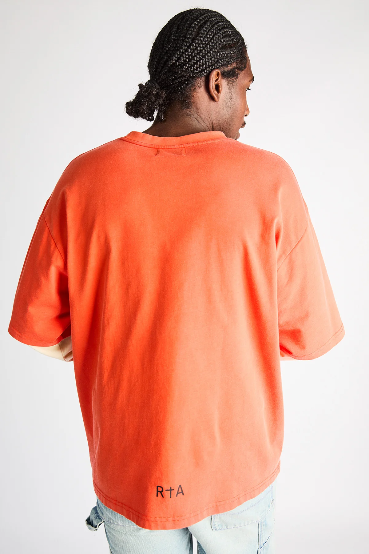 COLIN OVERSIZED SHORT SLEEVE TEE | ORANGE PLANETARY RTA - Image 6