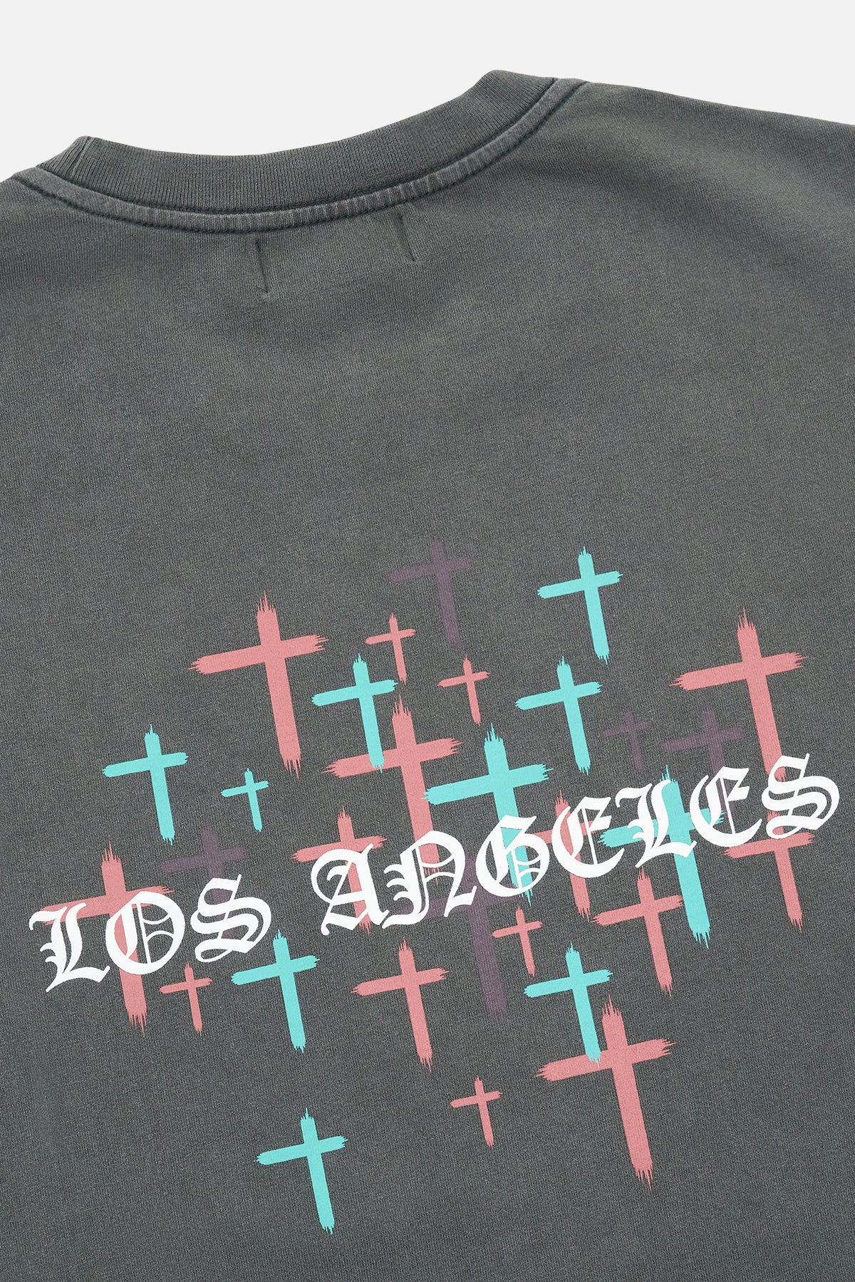 COLIN OVERSIZED TEE | VINTAGE BLACK OLD ENGLISH LA - Image 4