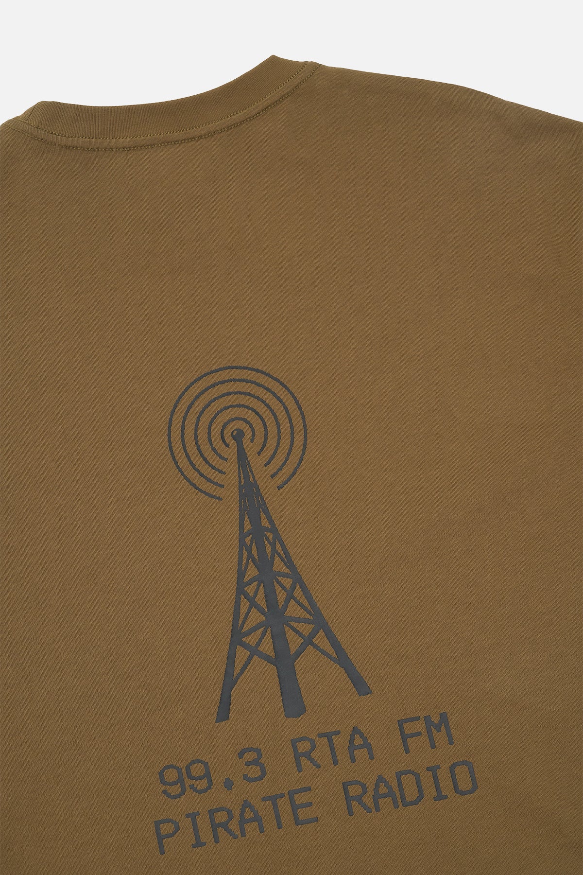 COLIN OVERSIZED SHORT SLEEVE TEE | TEAK PIRATE RADIO - Image 5