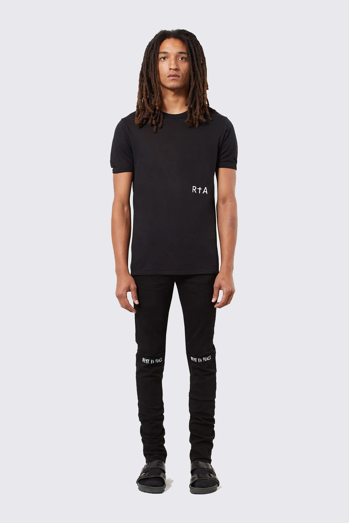 BRYANT SKINNY JEAN | BLACK REST IN PEACE - Image 6