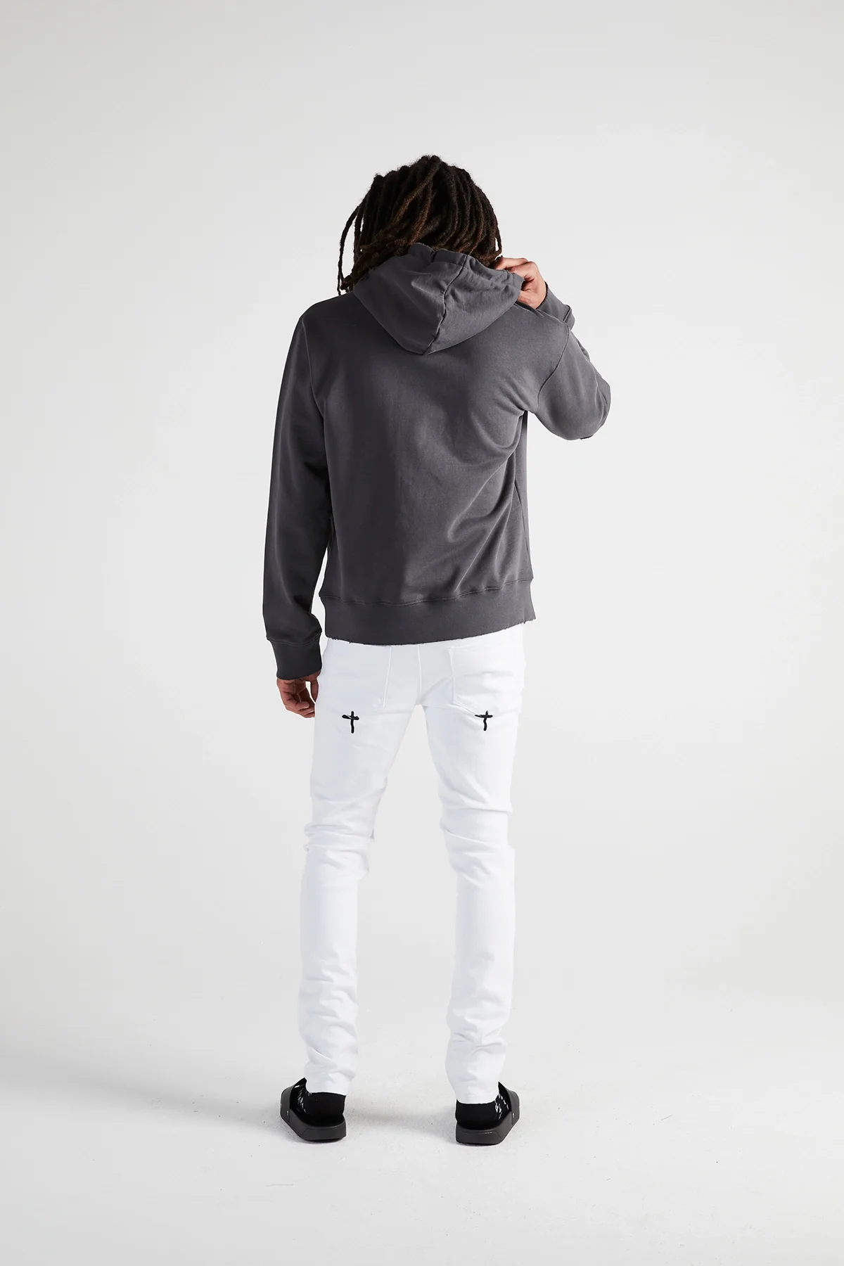 DION HOODIE | DISTRESSED GREY - Image 5