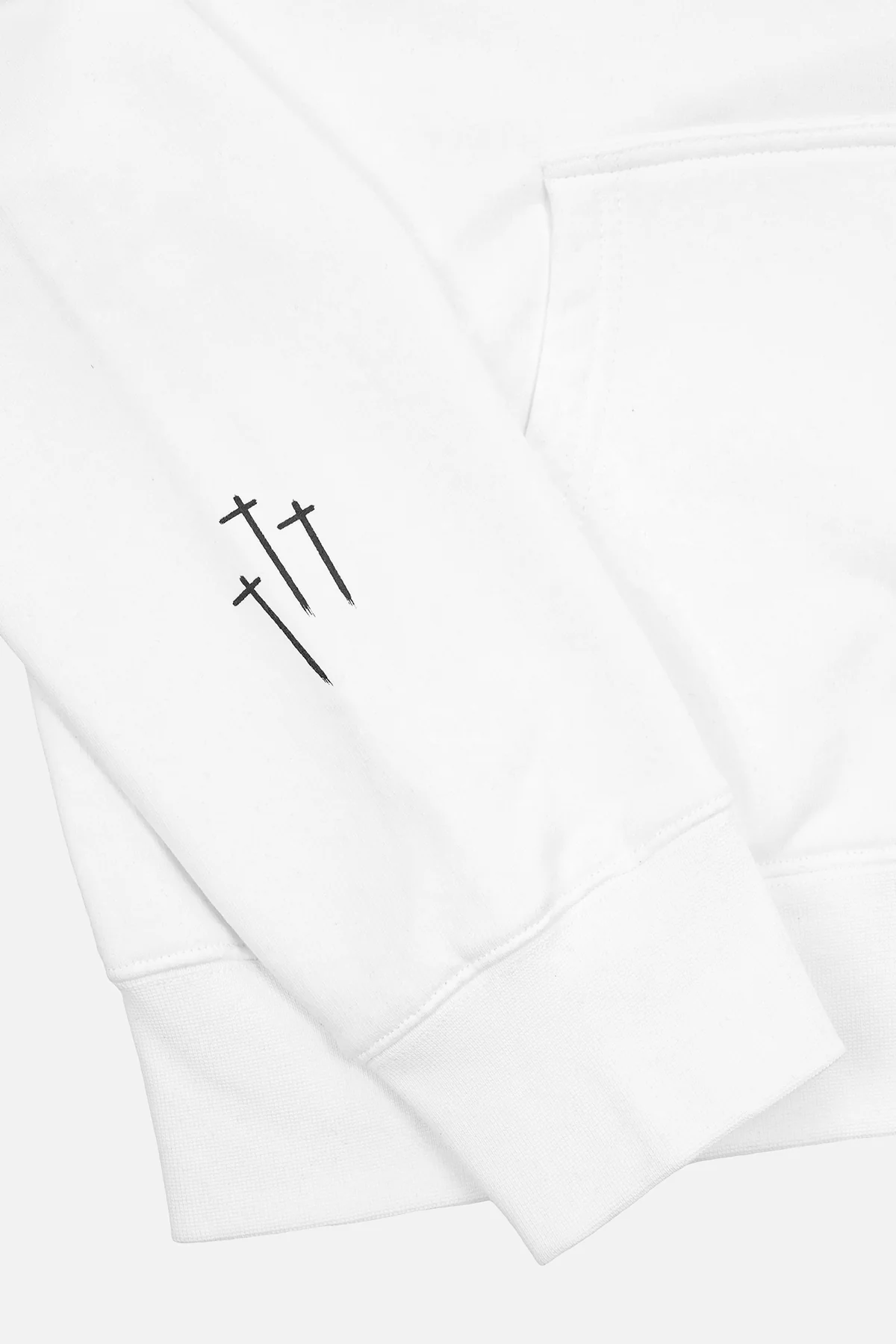 DION HOODIE | WHITE BLACK RTA - Image 4