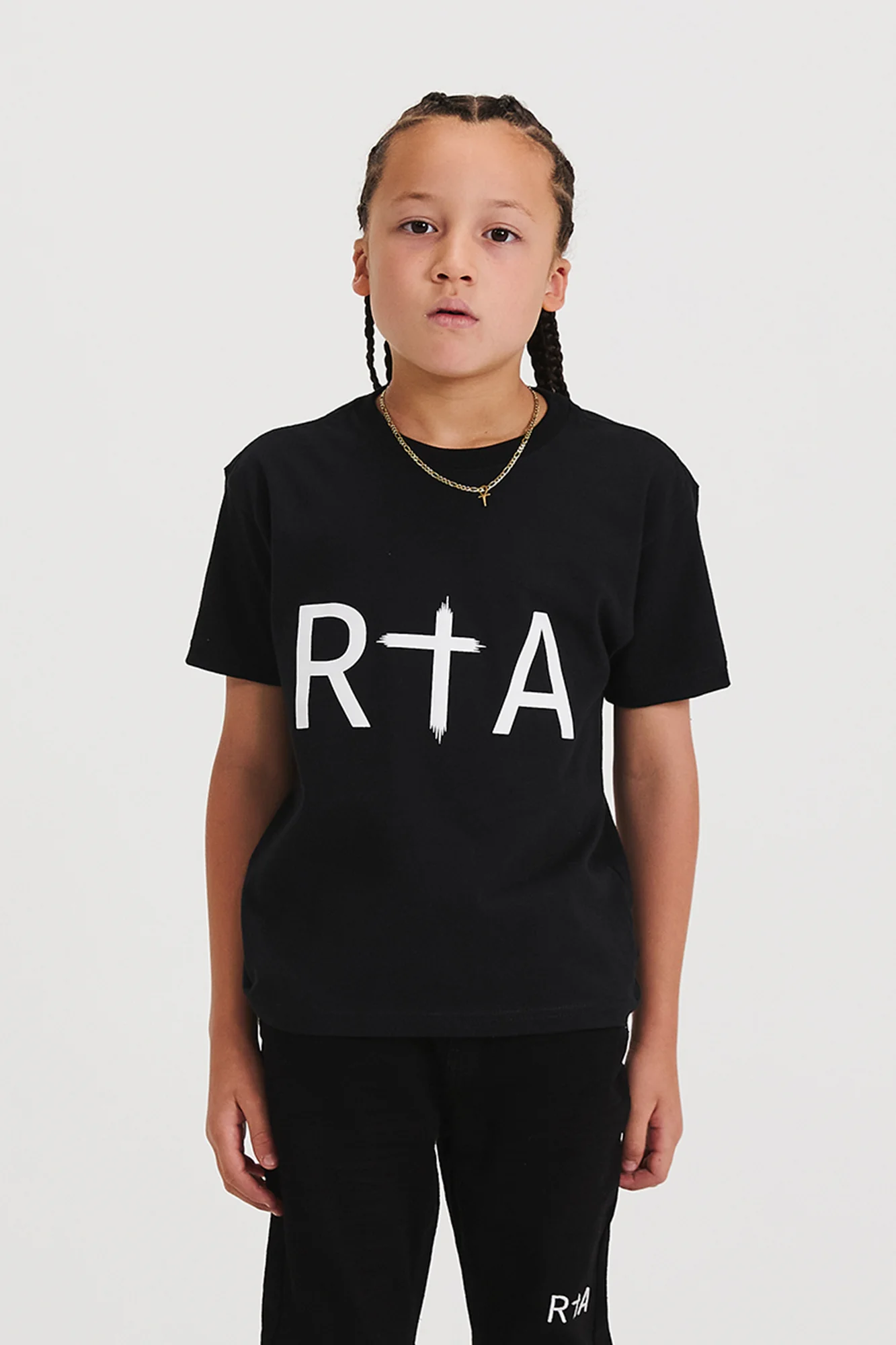 KIDS EDSON SHORT SLEEVE TEE | BLACK RTA - Image 3