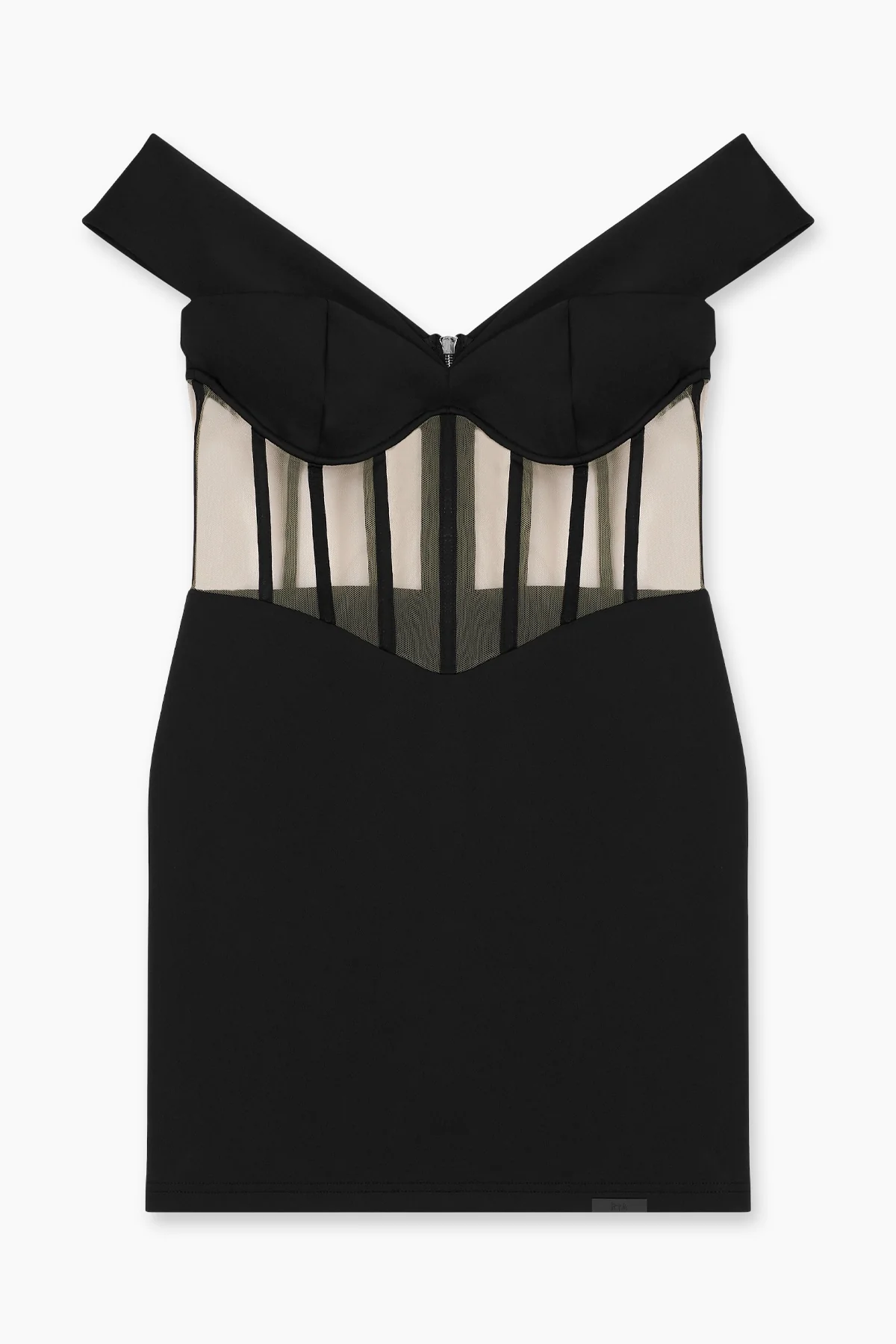 EVIE MINI DRESS | BLACK - Image 5