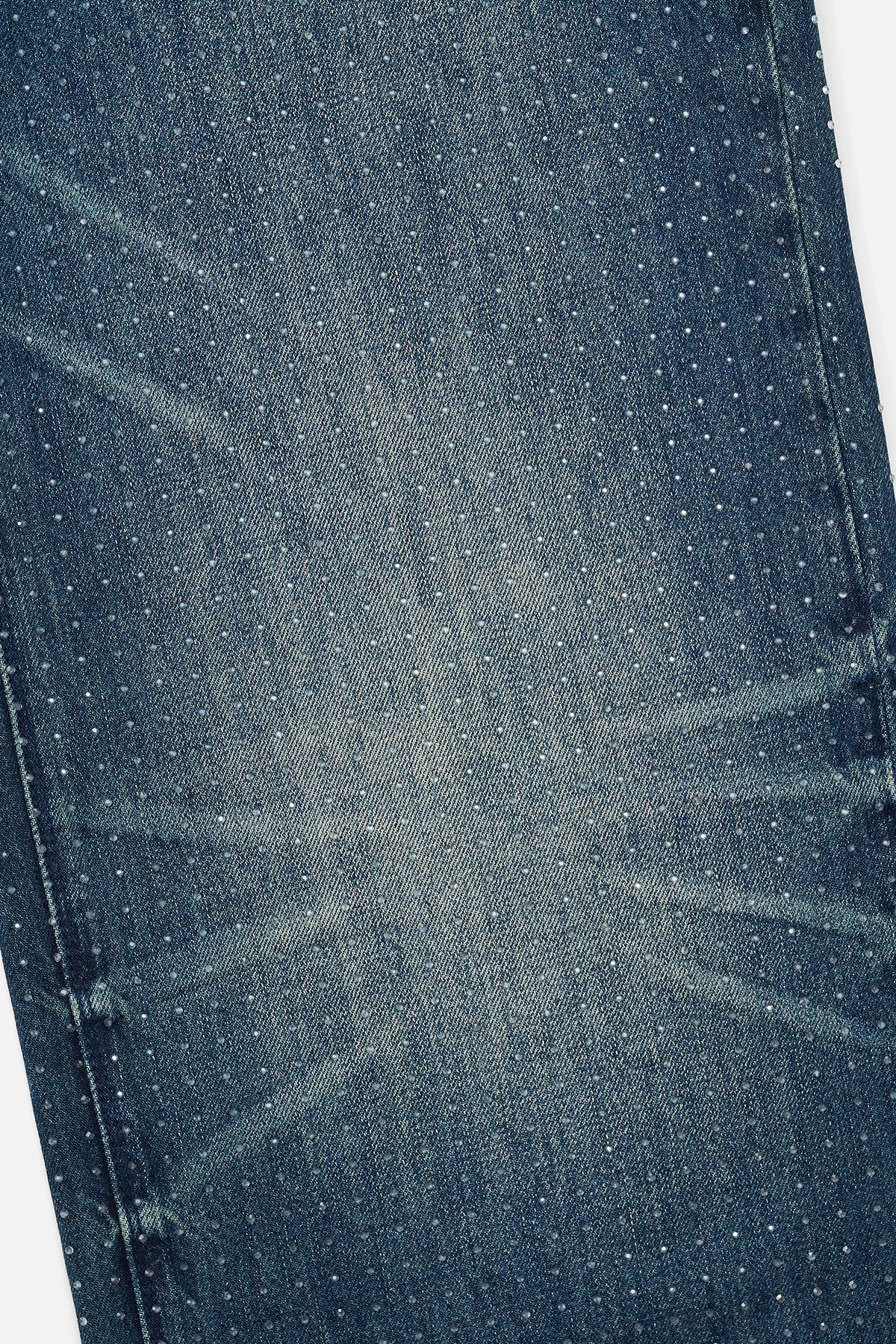 FRANCO WIDE LEG STUDDED JEAN | DEEP SEA DRIFT CRYSTAL - Image 4