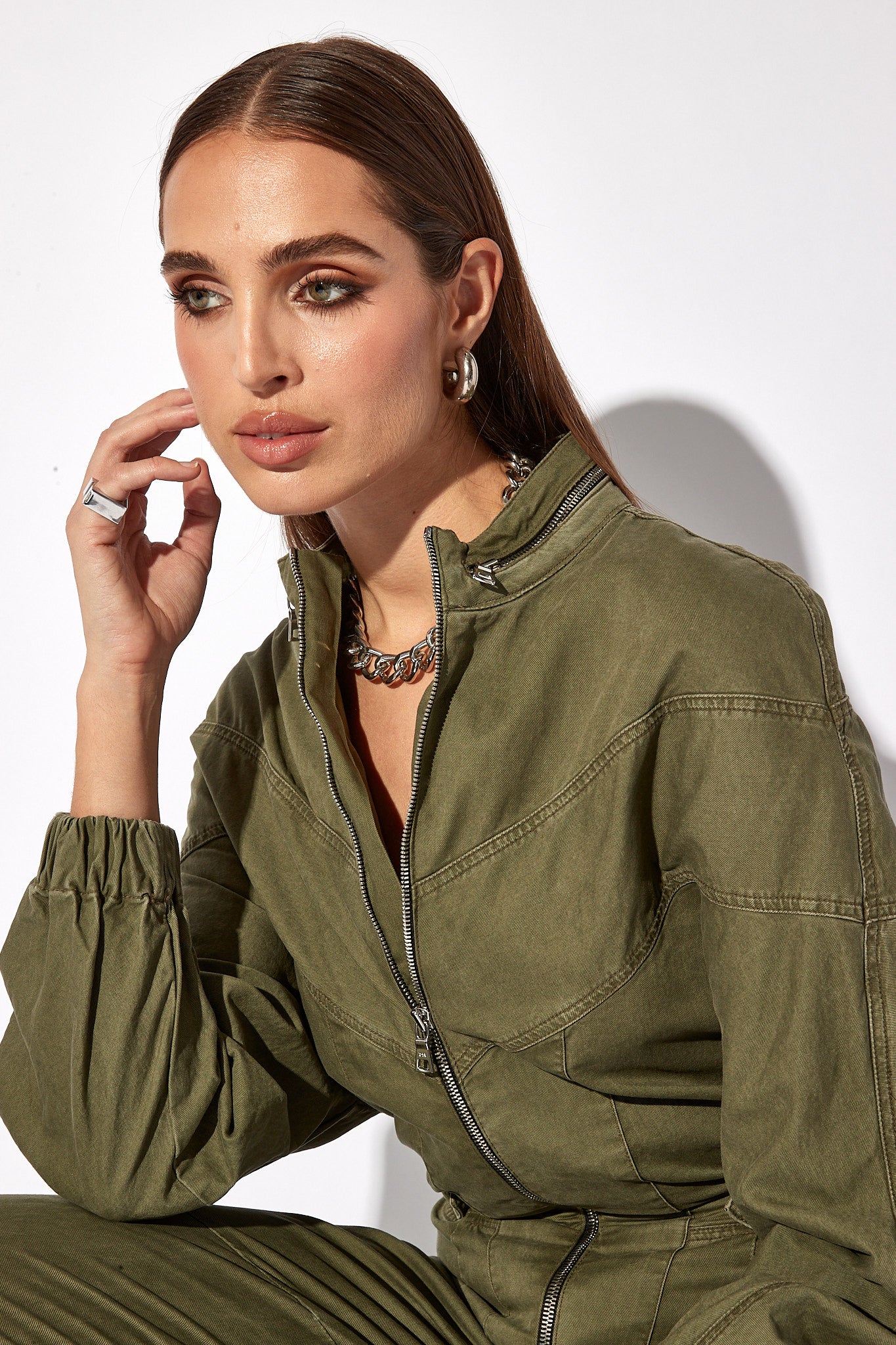 HALIMA JUMPSUIT | TOMBOY GREEN - Image 3