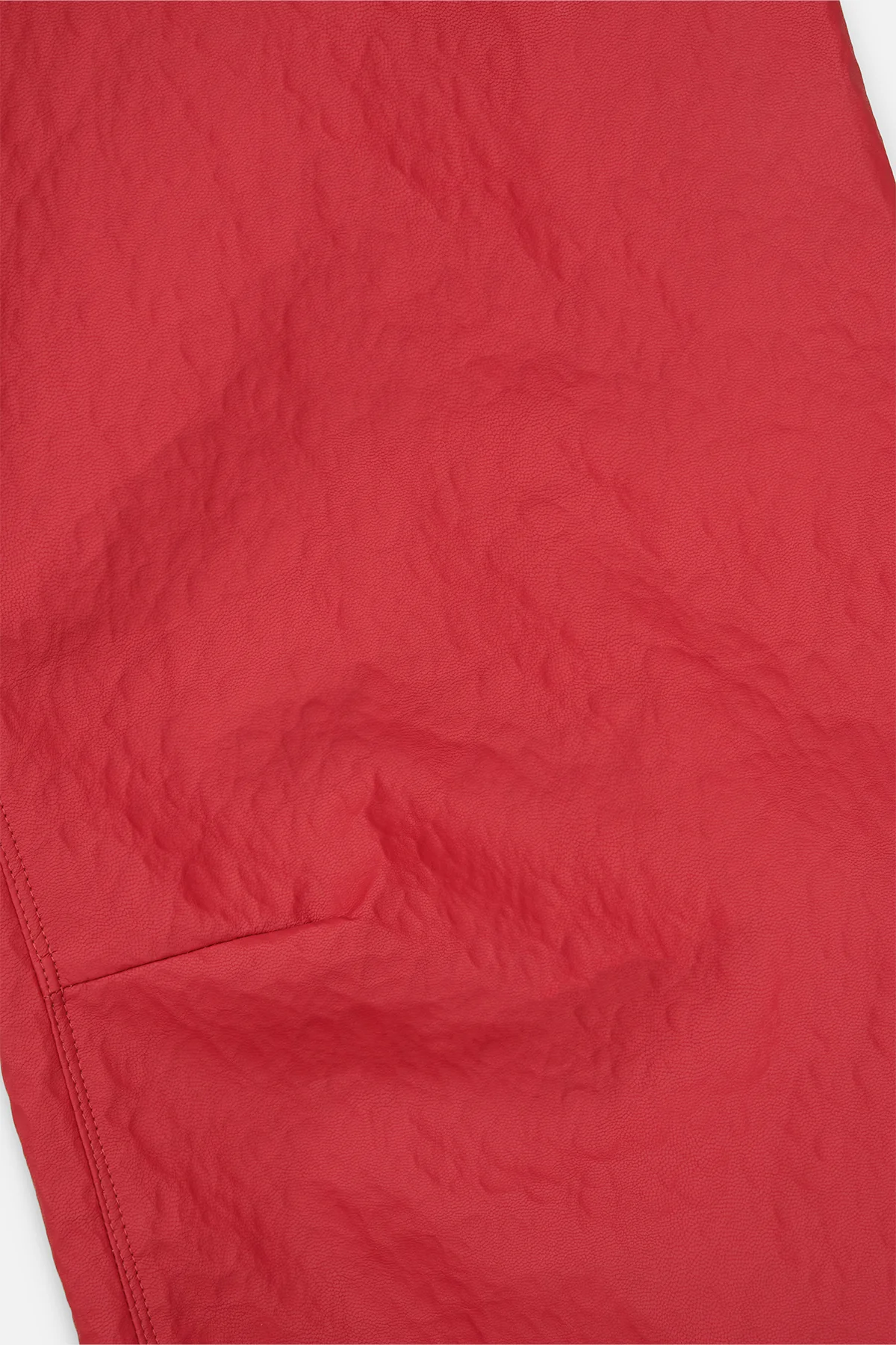 JAMIE LEATHER WIDE LEG PANT | CRIMSON RED - Image 5