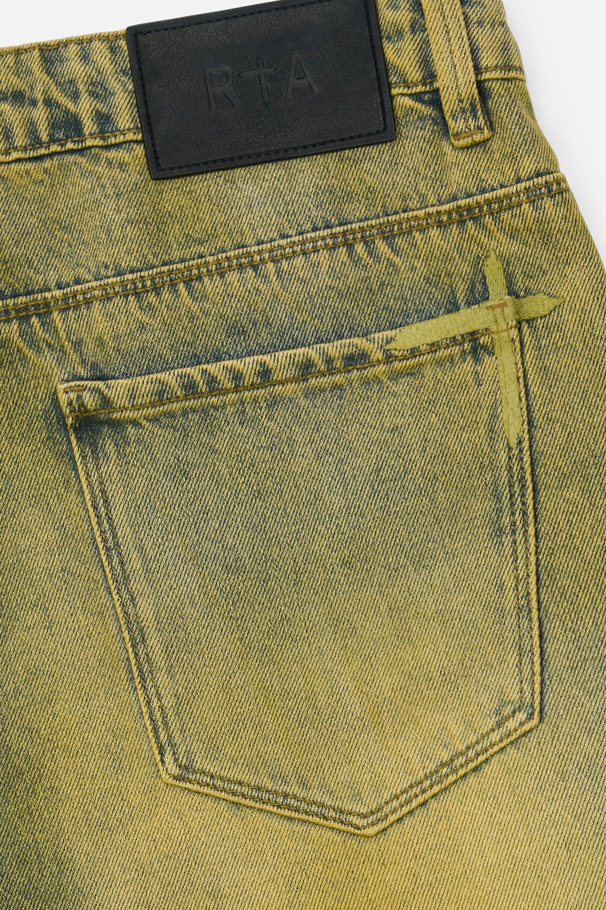JONAS STRAIGHT LEG JEAN | SAGE TINT CROSS PATCH - Image 5