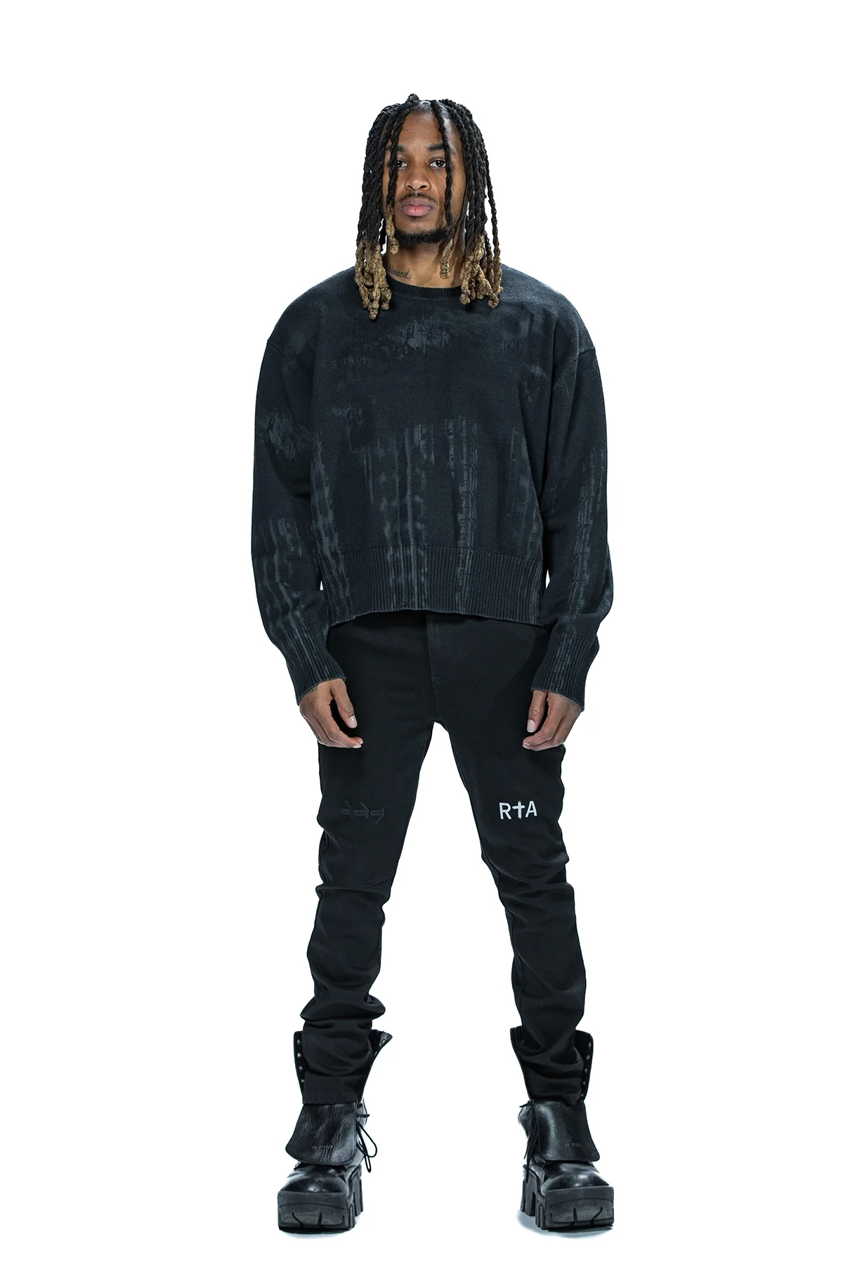 KALEB SWEATER | BLACK PONTIAC - Image 4