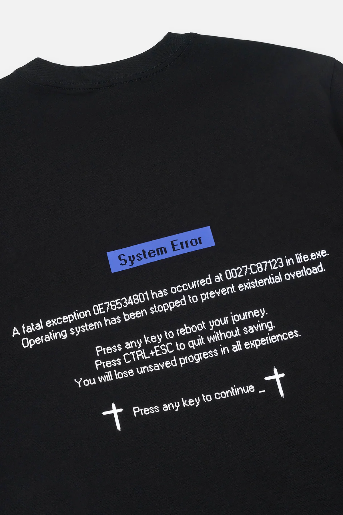 LAWRENCE LONG SLEEVE TEE | BLACK SYSTEM ERROR - Image 5
