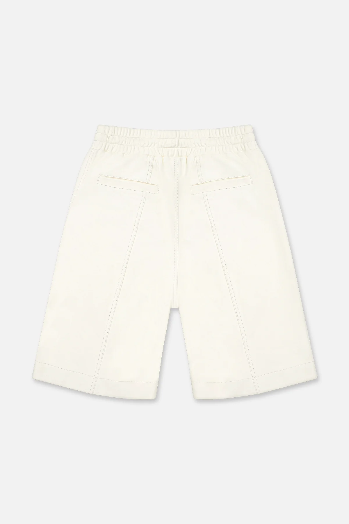 LEATHER SHORT | WHITE - Image 6