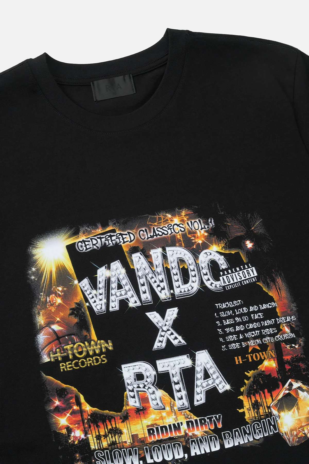 LIAM SHORT SLEEVE TEE | BLACK H-TOWN RECORDS - Image 5