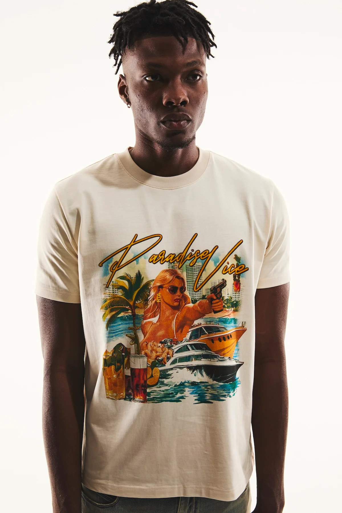 LIAM SHORT SLEEVE TEE | BONE PARADISE MAFIA - Image 4