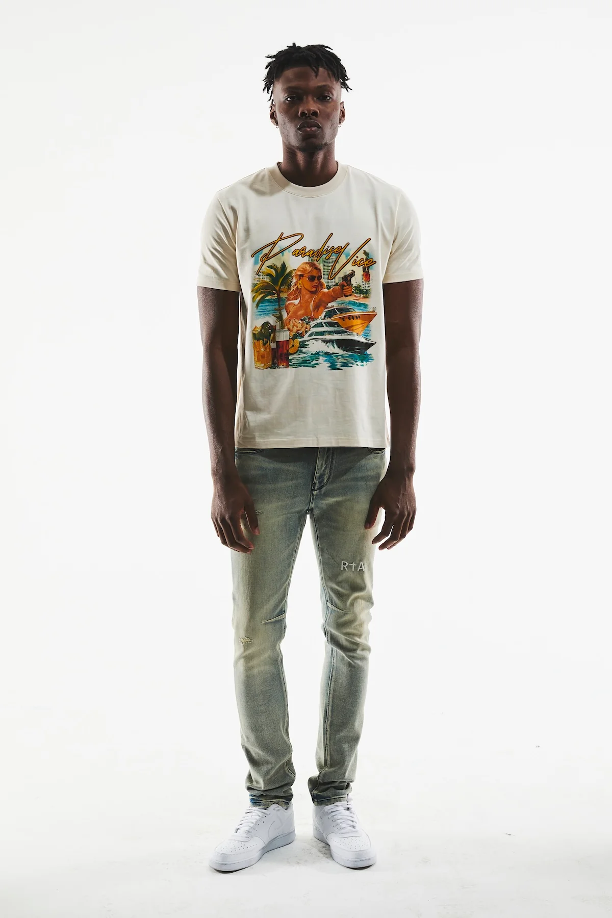 LIAM SHORT SLEEVE TEE | BONE PARADISE MAFIA - Image 5