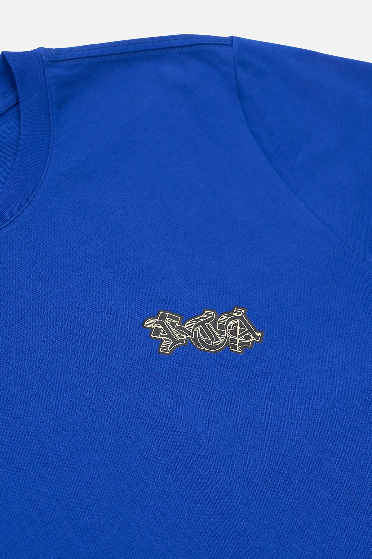 LIAM SHORT SLEEVE TEE | NAVY OLD ENGLISH PARADISE - Image 3