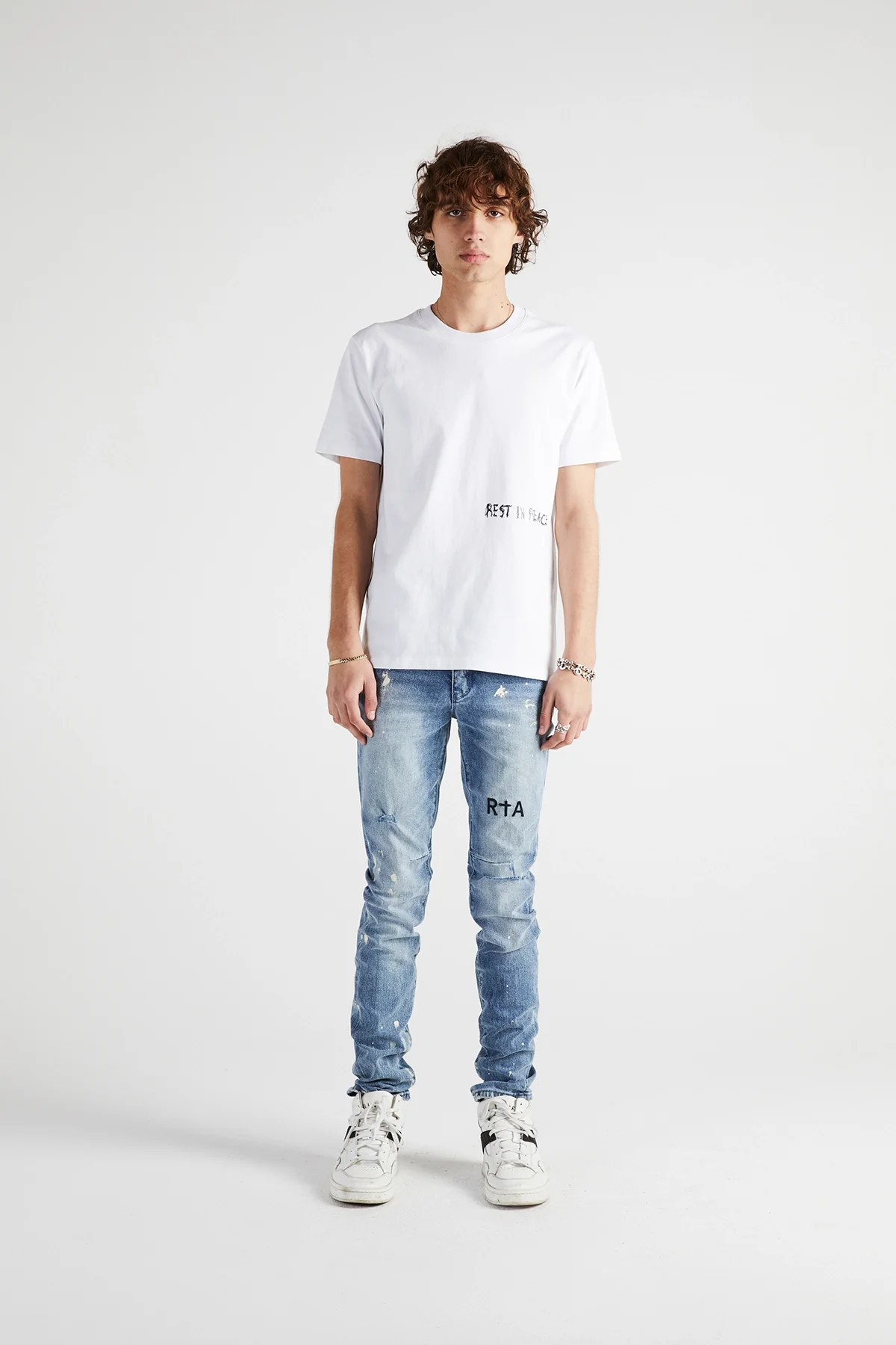 LIAM TEE | WHITE RIP CROSS - Image 3