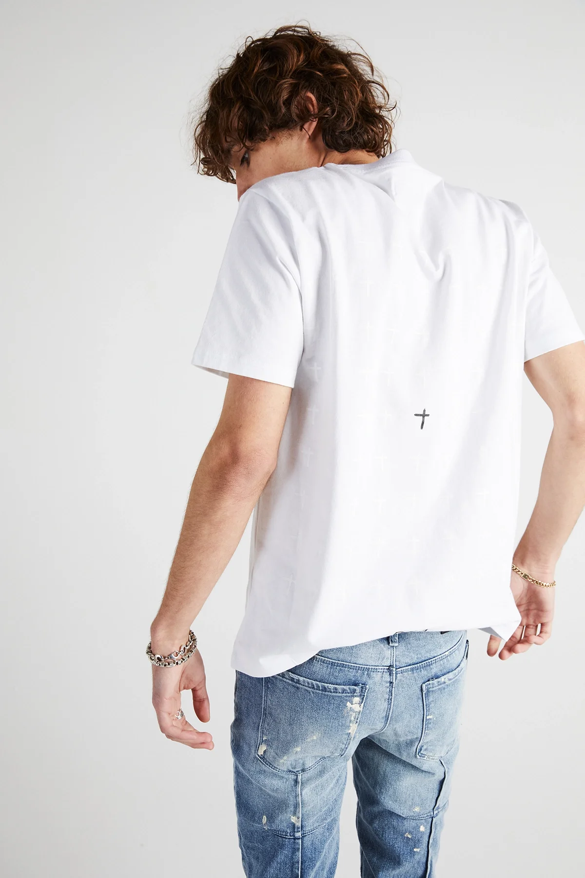 LIAM TEE | WHITE RIP CROSS - Image 6