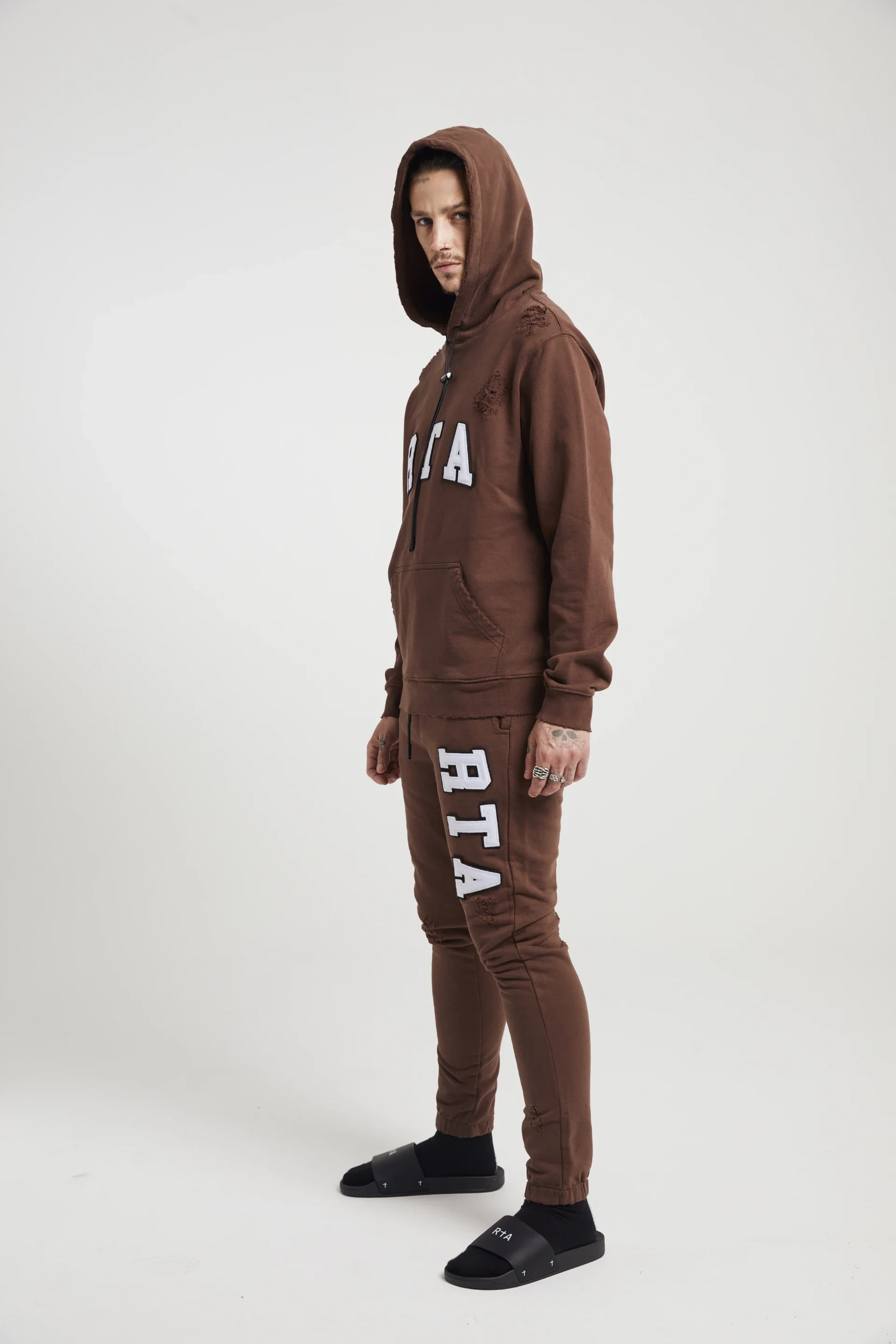 MARKUS HOODIE | BROWN COLLEGIATE - Image 3