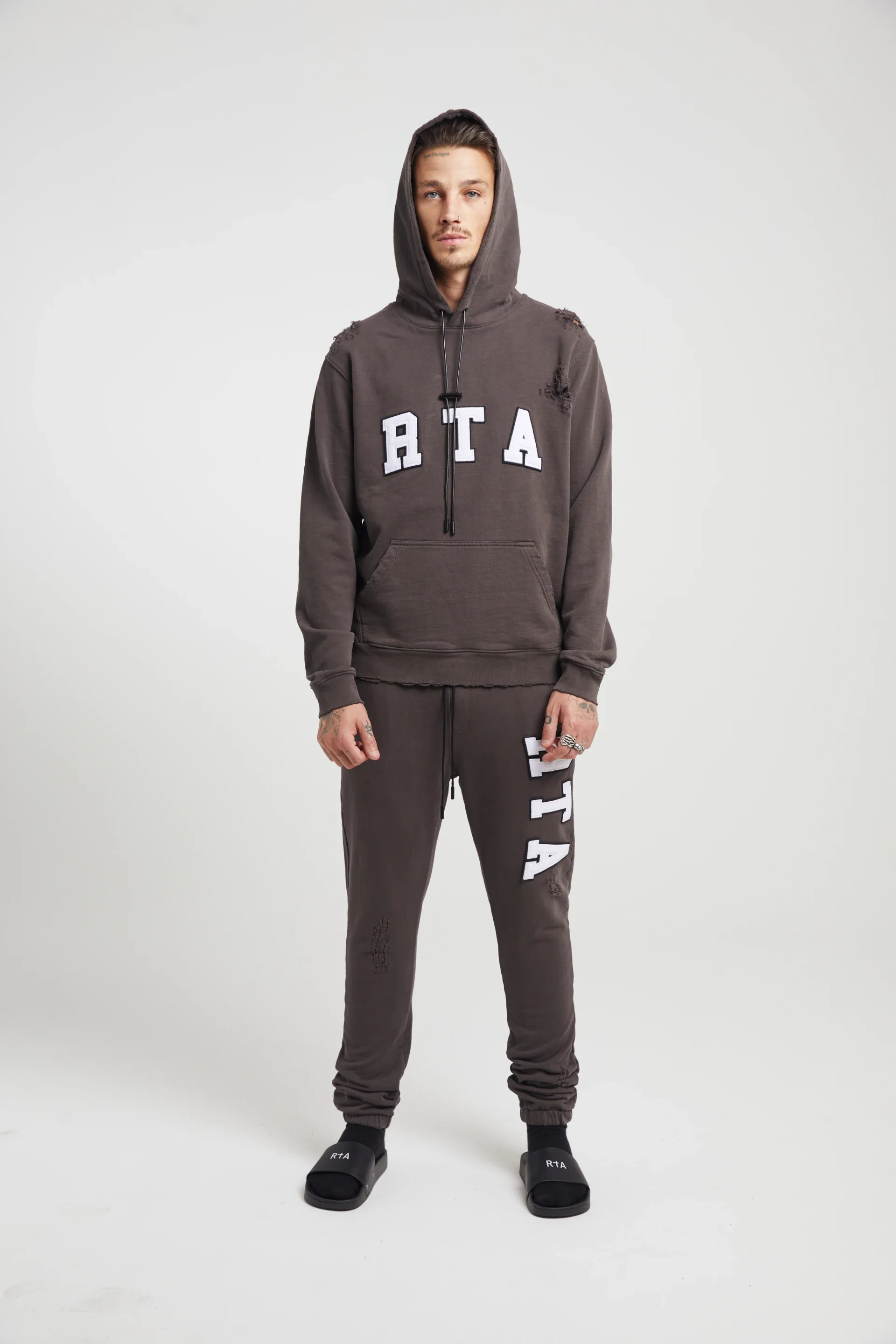 MARKUS HOODIE | CHARCOAL COLLEGIATE - Image 3