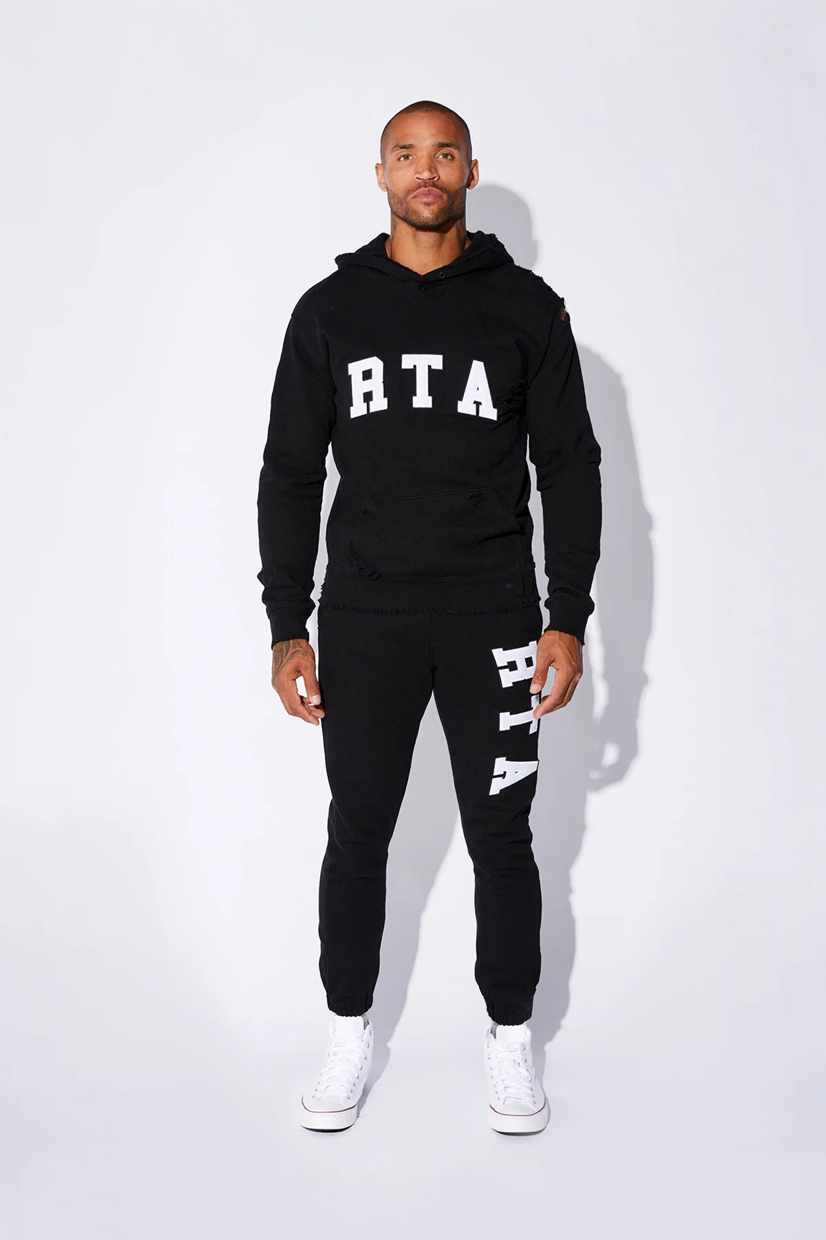 MARKUS HOODIE | BLACK COLLEGIATE - Image 3