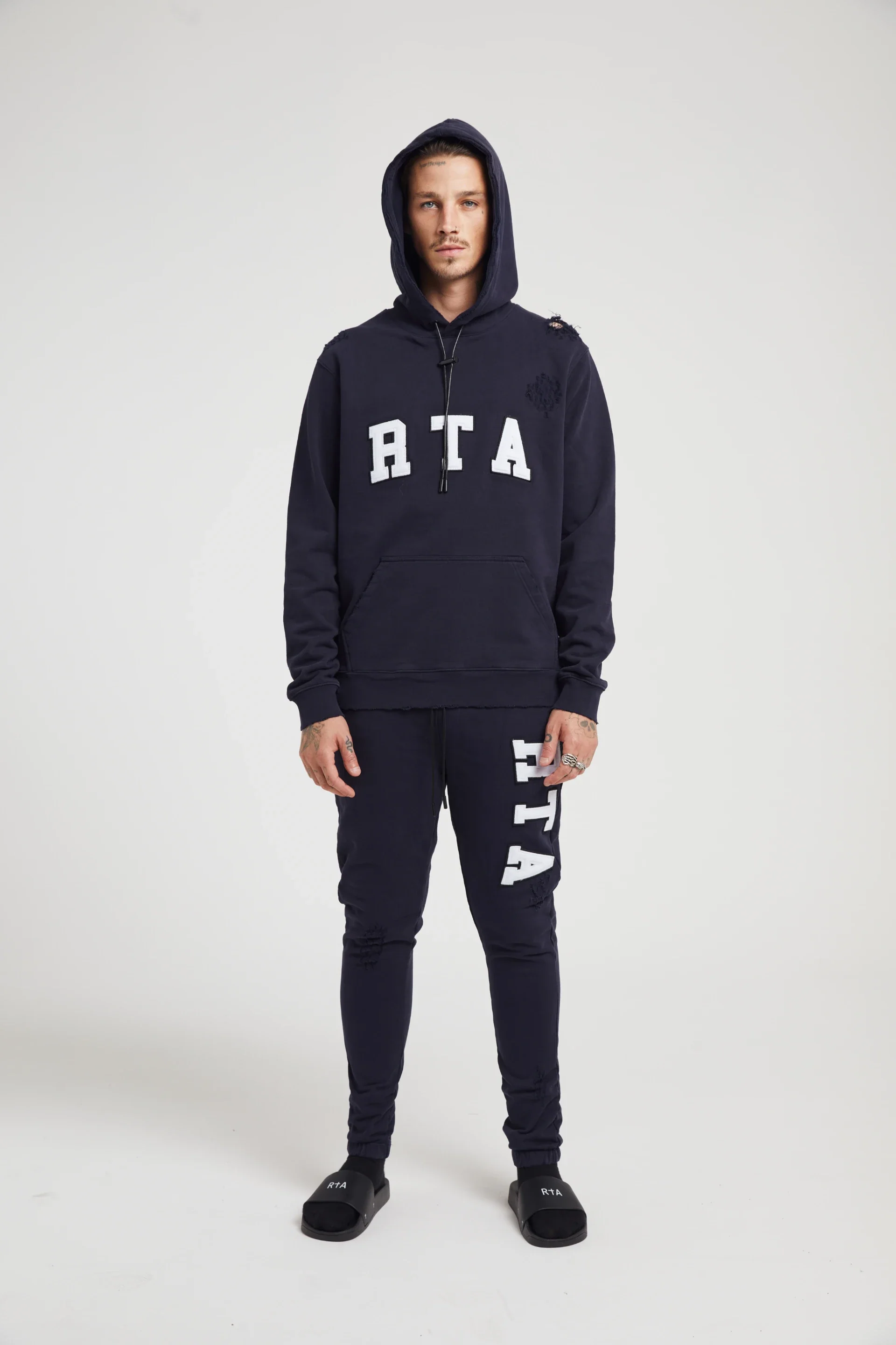 MARKUS HOODIE | NAVY COLLEGIATE - Image 3