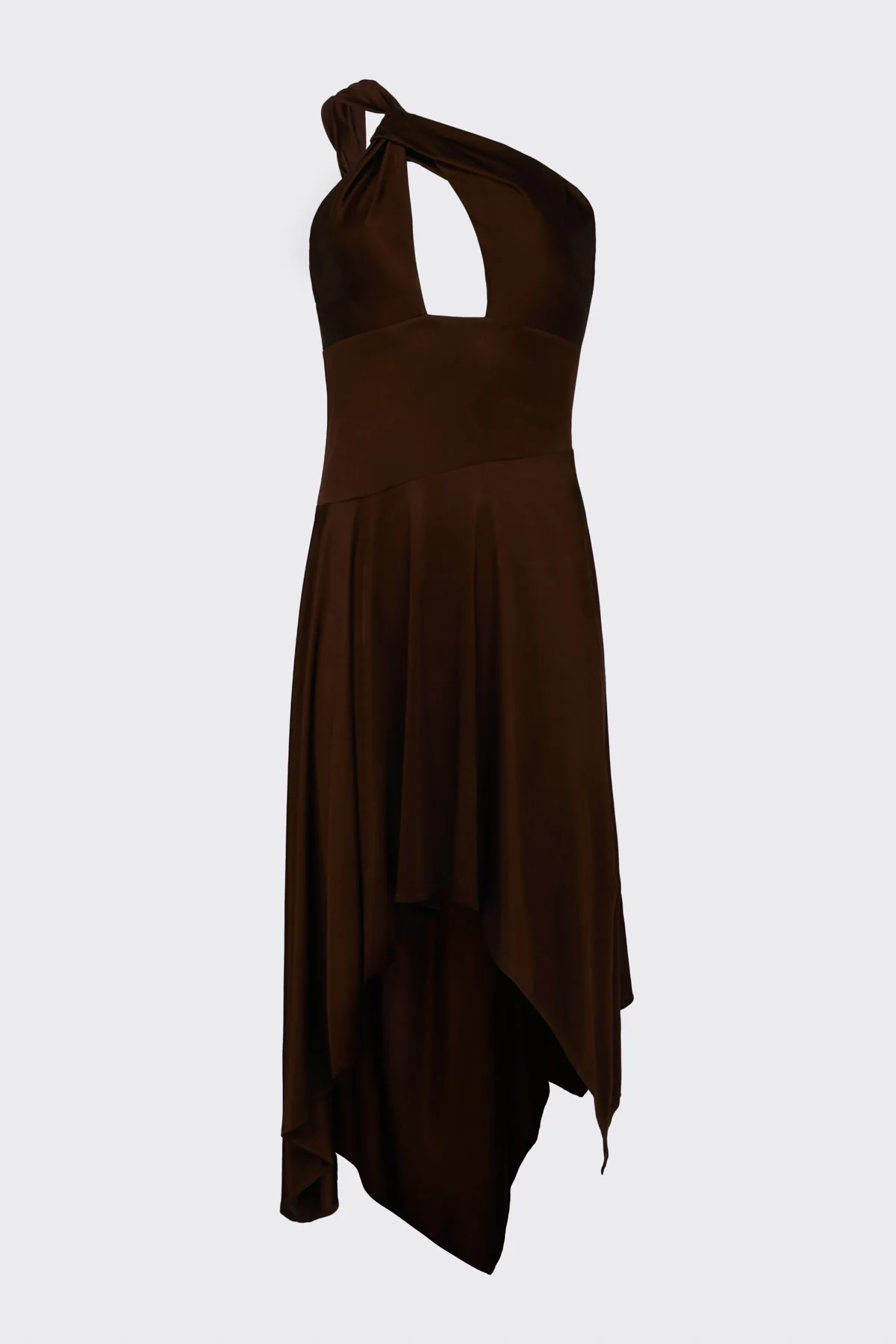 LOGO RING ONE SHOULDER DRESS - Image 3