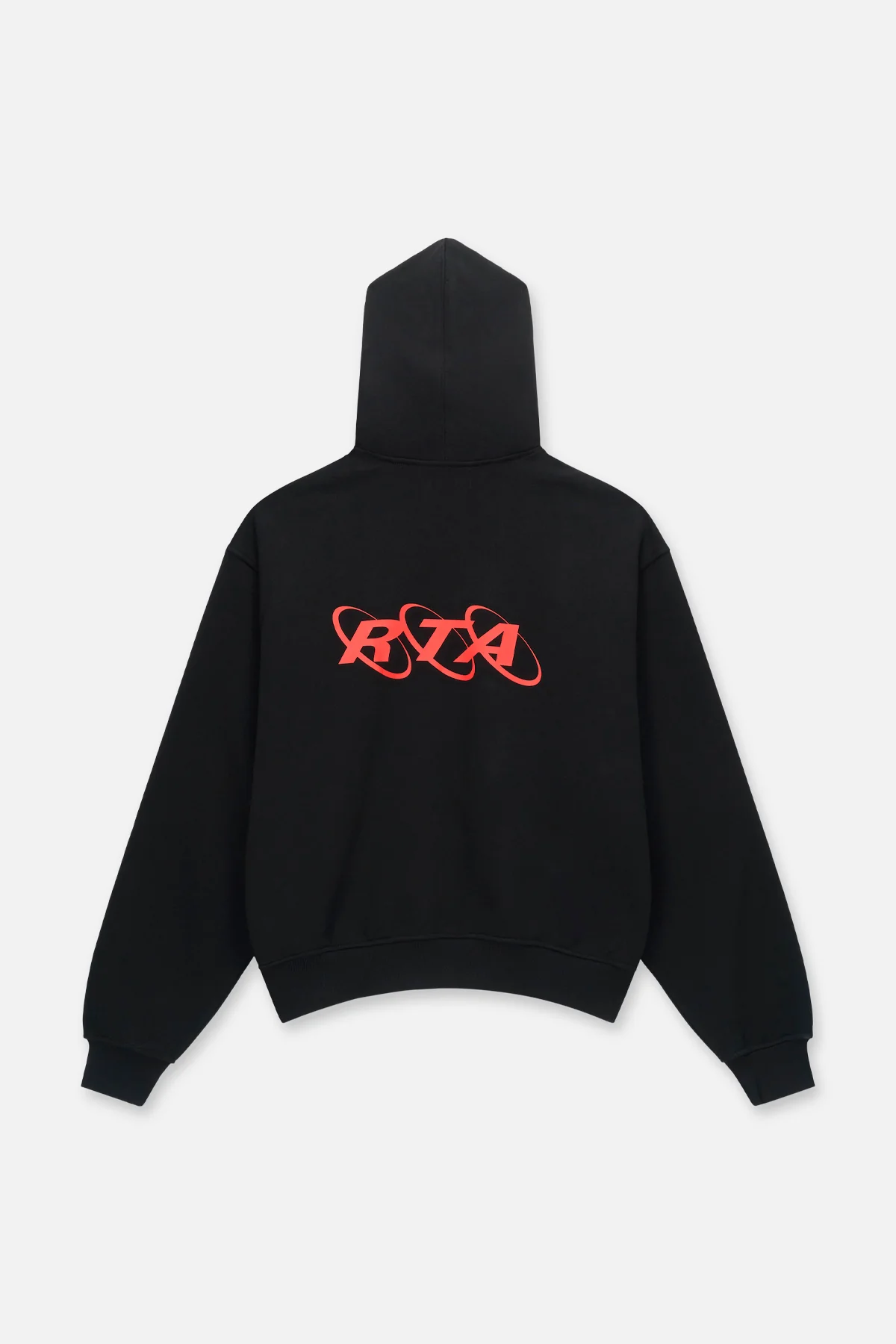 REN LAYERED ZIP UP HOODIE | BLACK PLANETARY RTA - Image 3