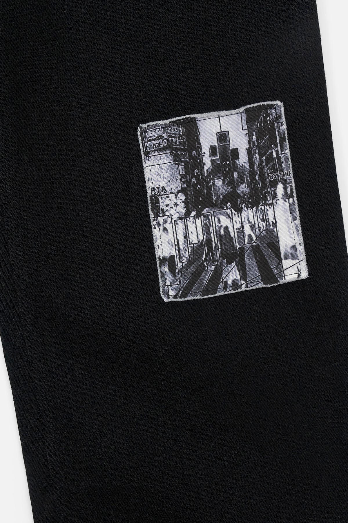 REX STRAIGHT LEG JEAN | BLACK VINTAGE PATCH - Image 3