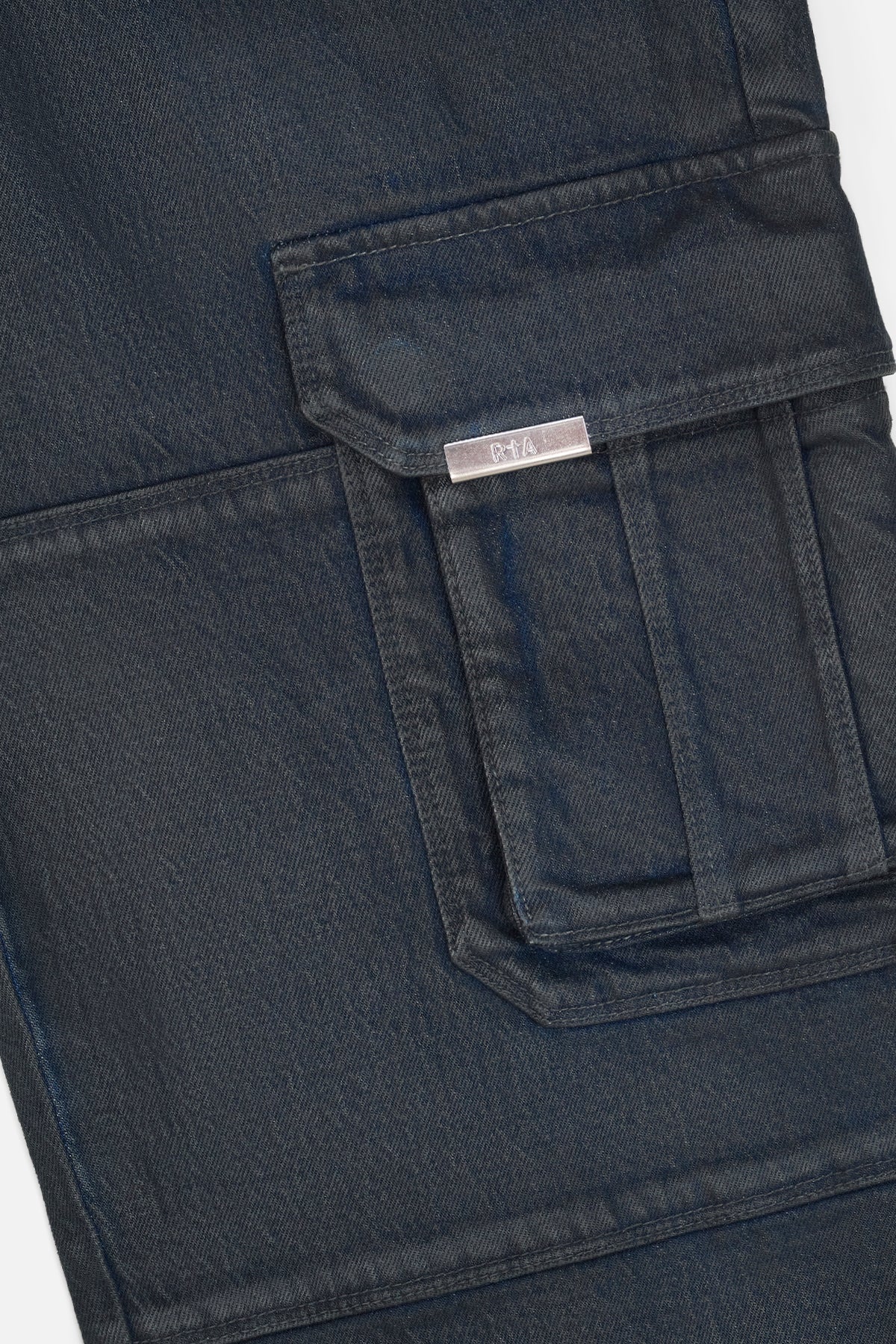 ROMAN CARGO JEAN | DARK BLUE WAXED - Image 3