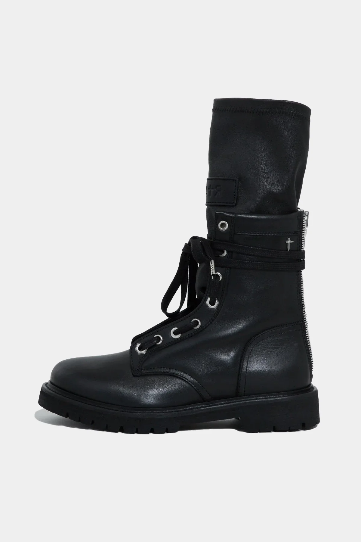 COMBAT BOOT | BLACK LEATHER - Image 3