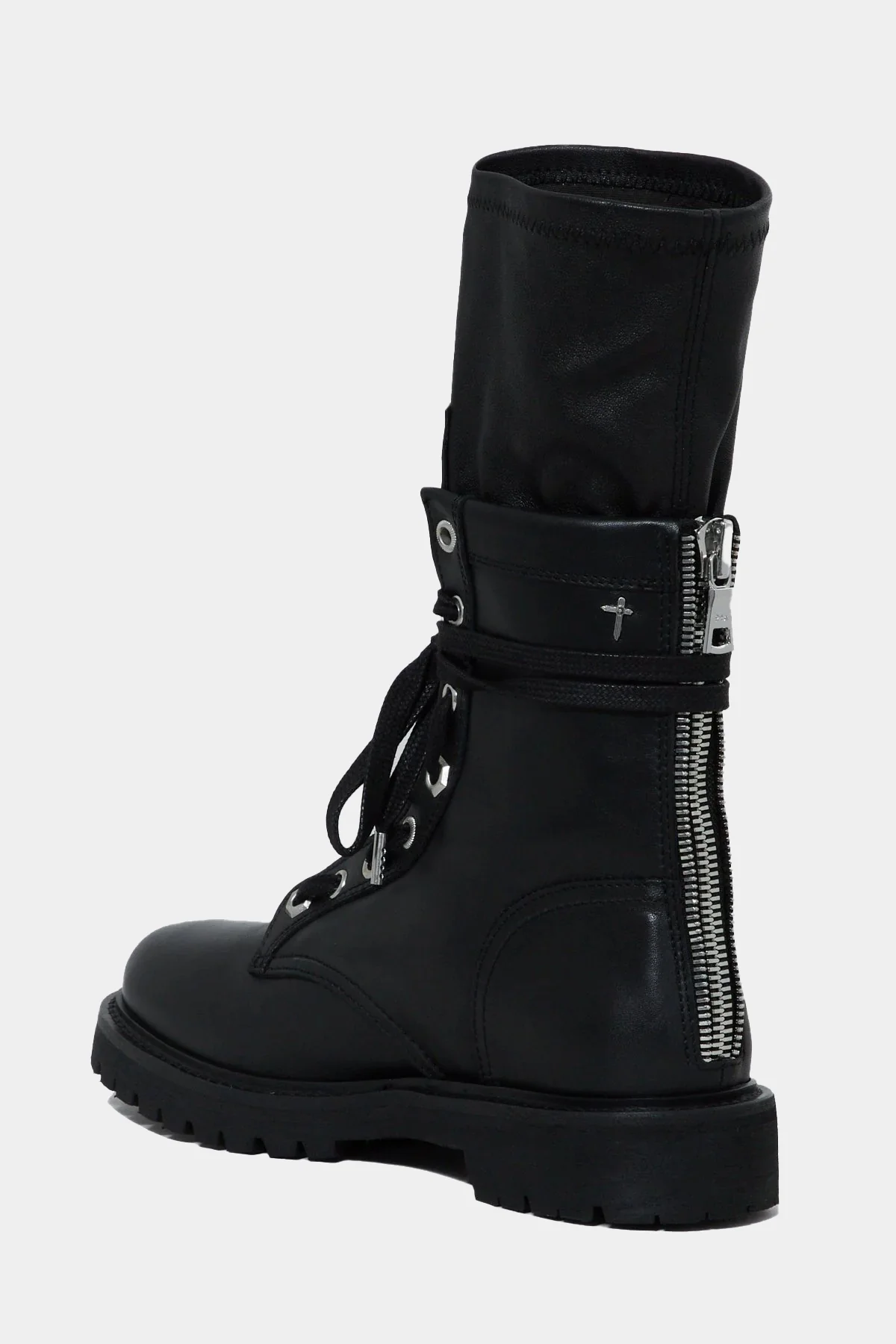 COMBAT BOOT | BLACK LEATHER - Image 4
