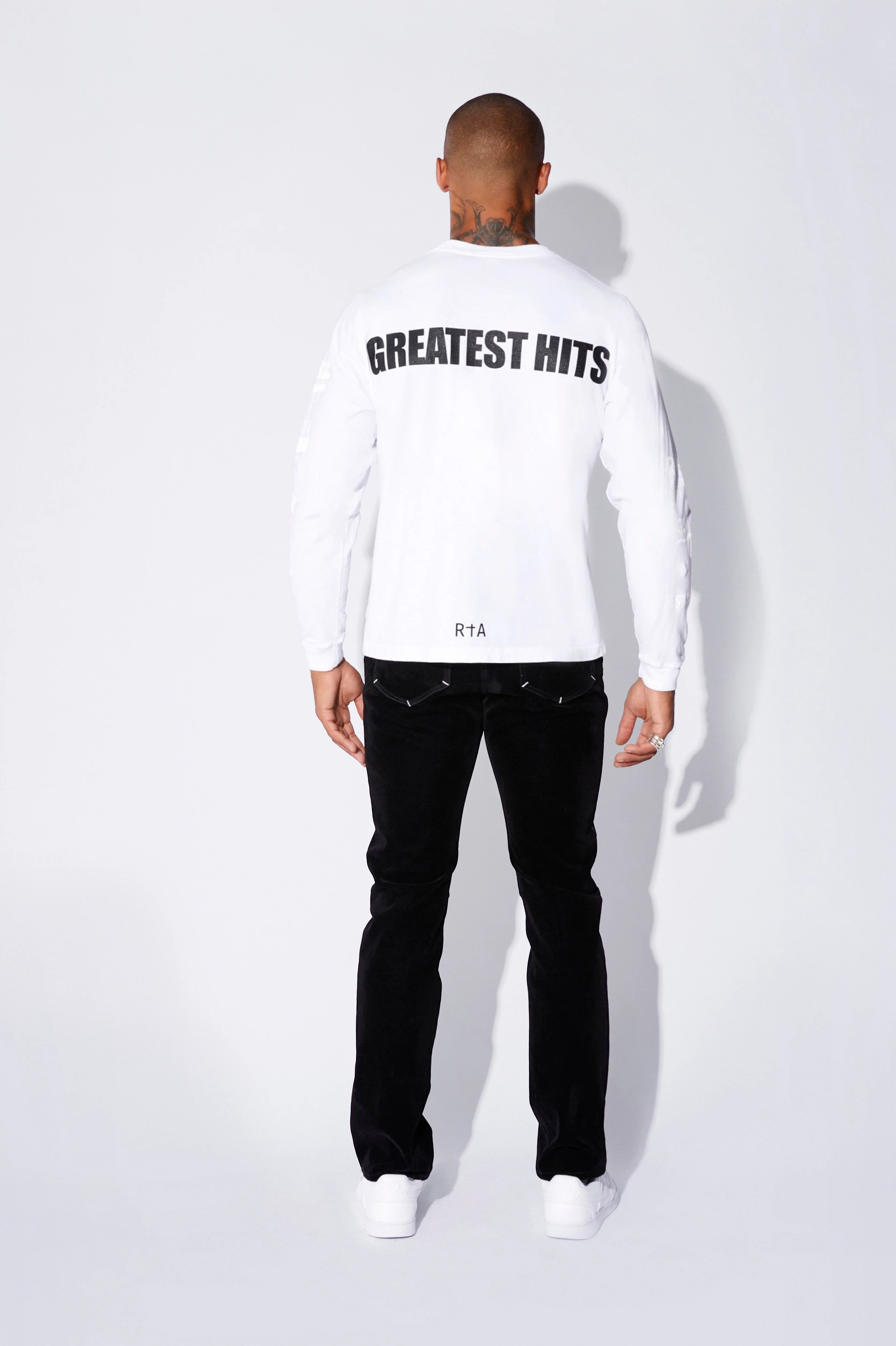 LONG SLEEVE TEE | WHITE GREATEST HITS - Image 6