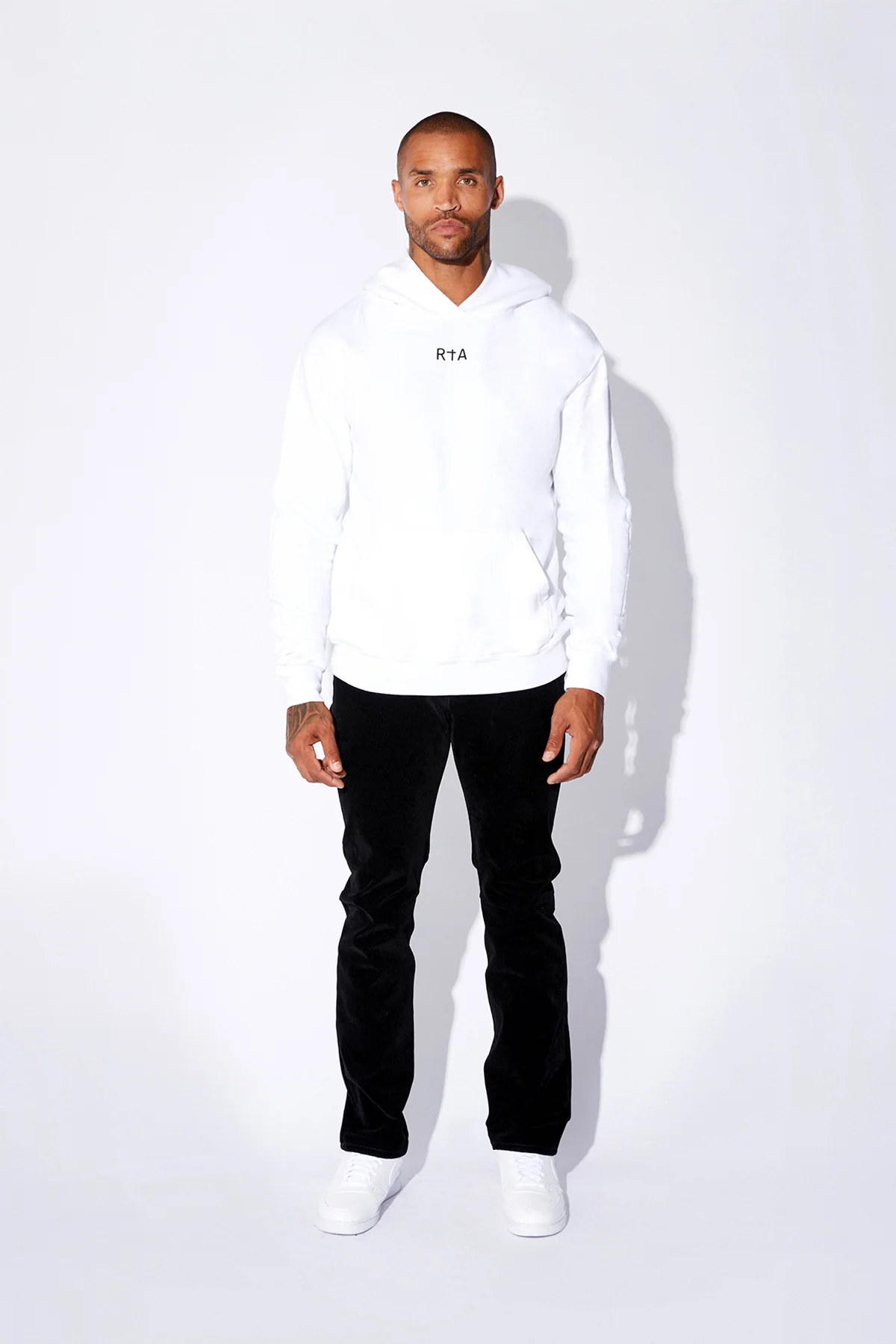NASH HOODIE | WHITE FRONT SMALL LOGO - Image 3
